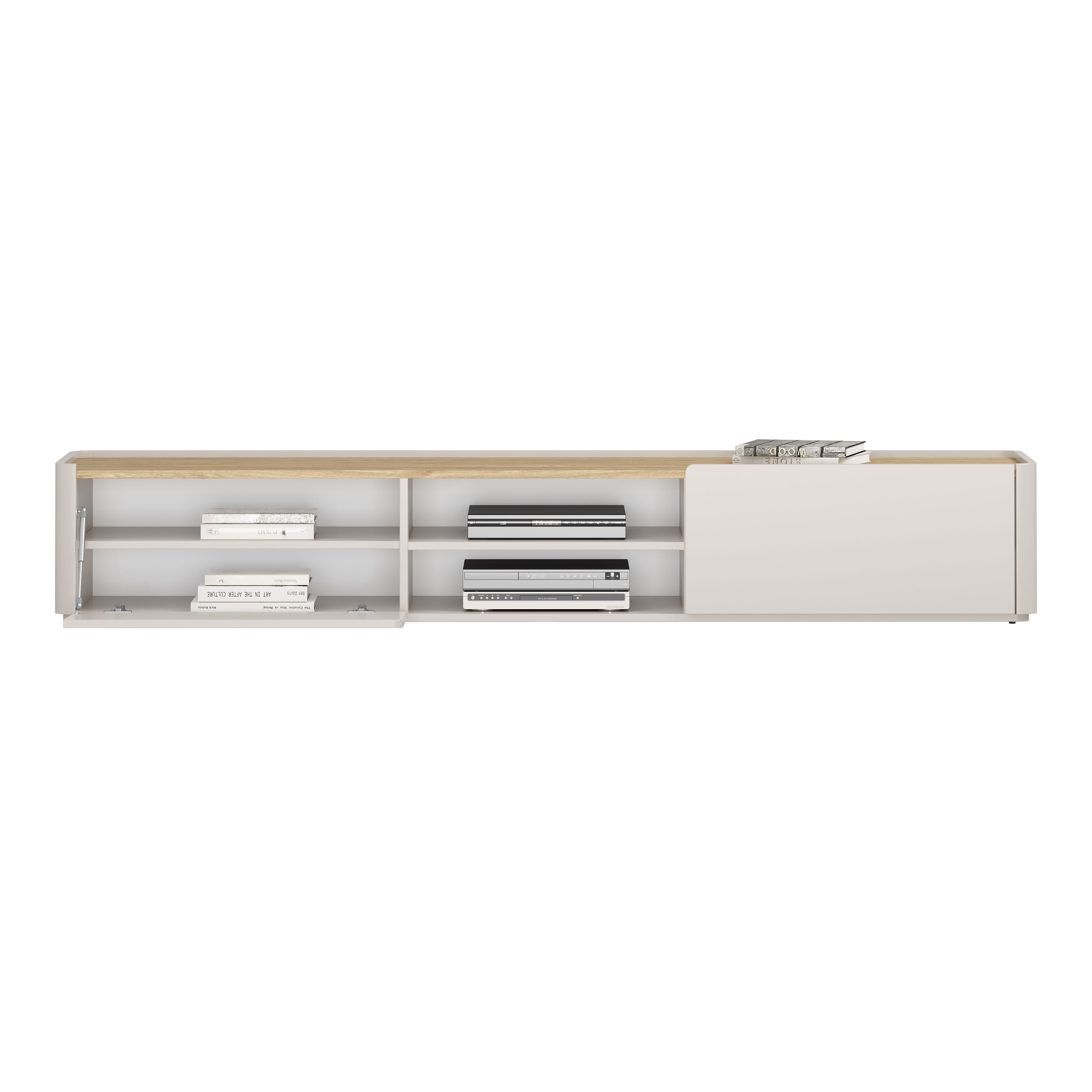 TV Komoda Elivo 220cm, Materijal: MDF,Melaminska ploča
