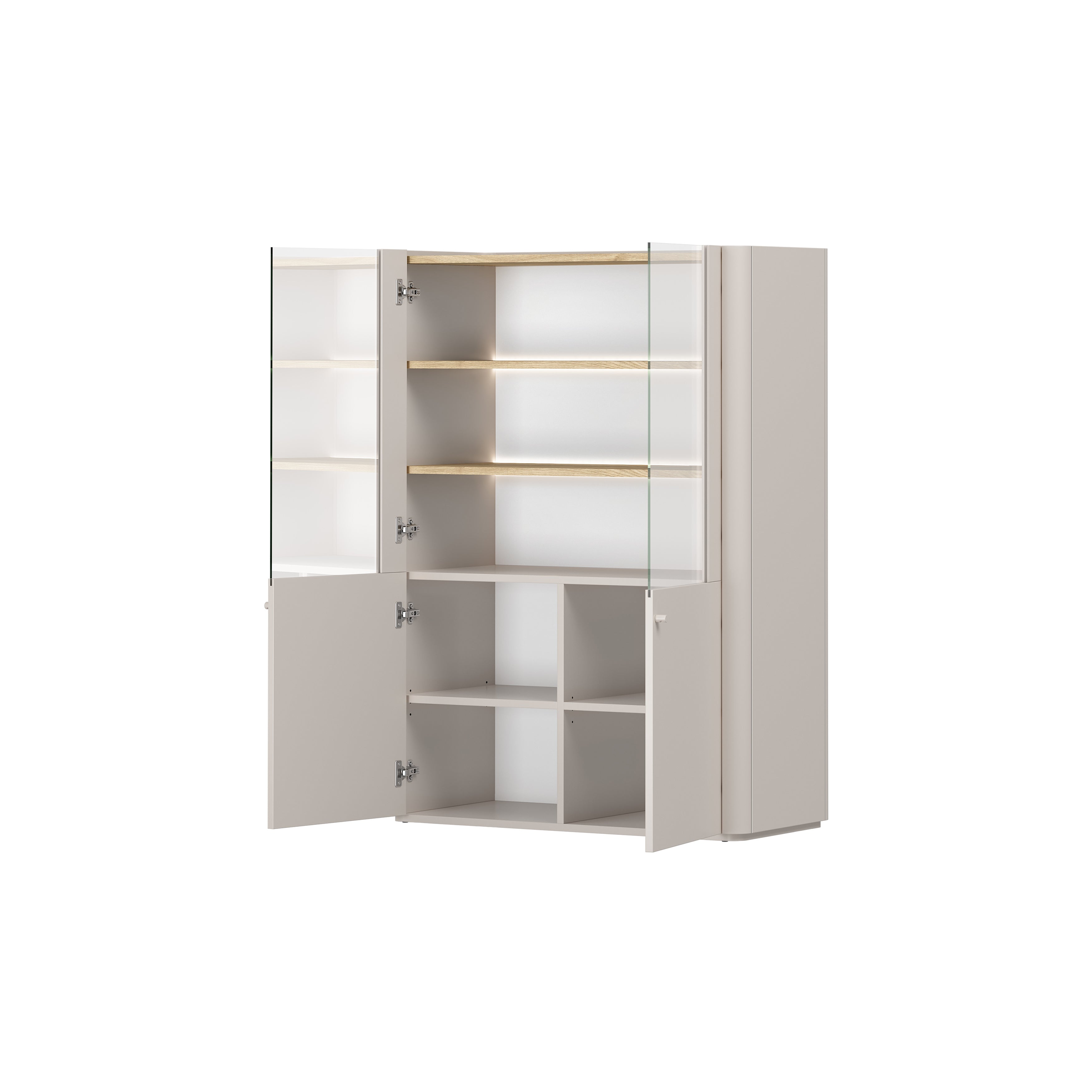 Vitrina Elivo 100cm, Materijal: MDF,Melaminska ploča