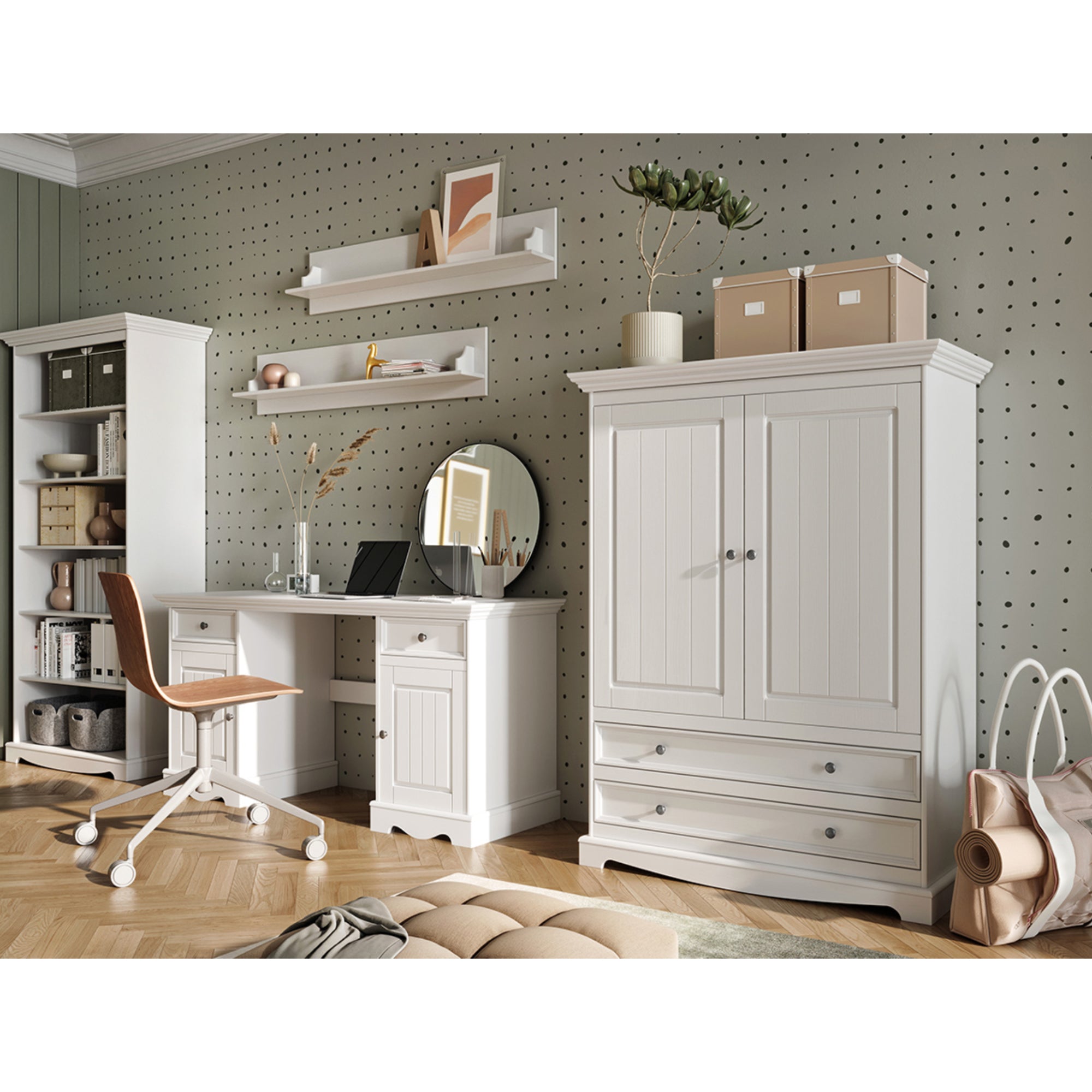 Ormar Belluno 47x147 cm, Materijal: Masivna Borovina