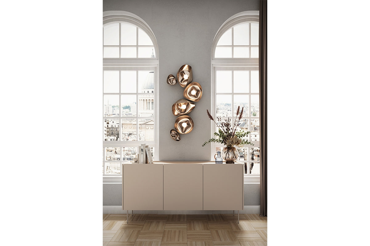 Komoda Desin 170cm, 3 vrata i 2 ladice, Materijal: MDF