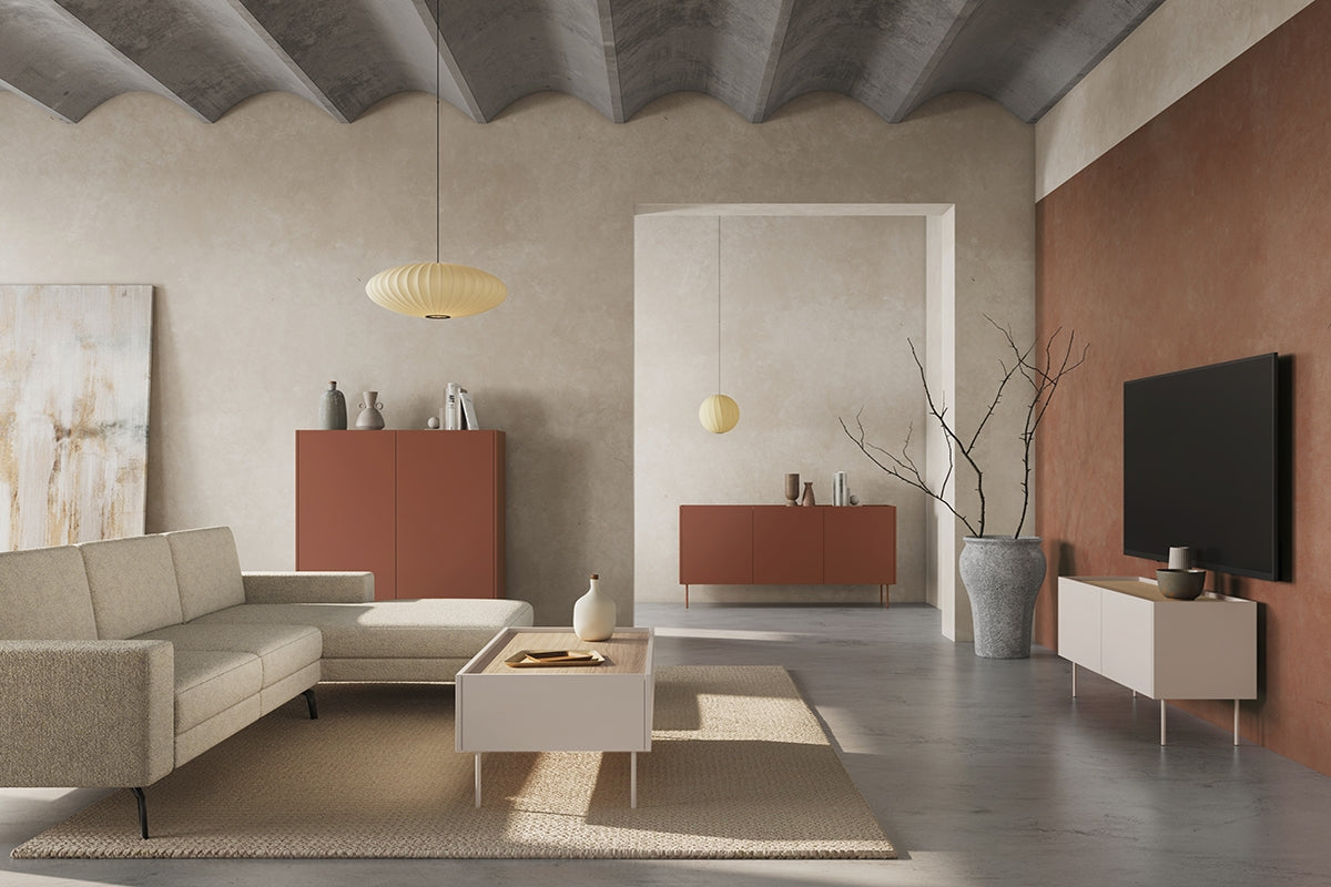 Komoda Desin 170cm, 3 vrata i 2 ladice, Materijal: MDF