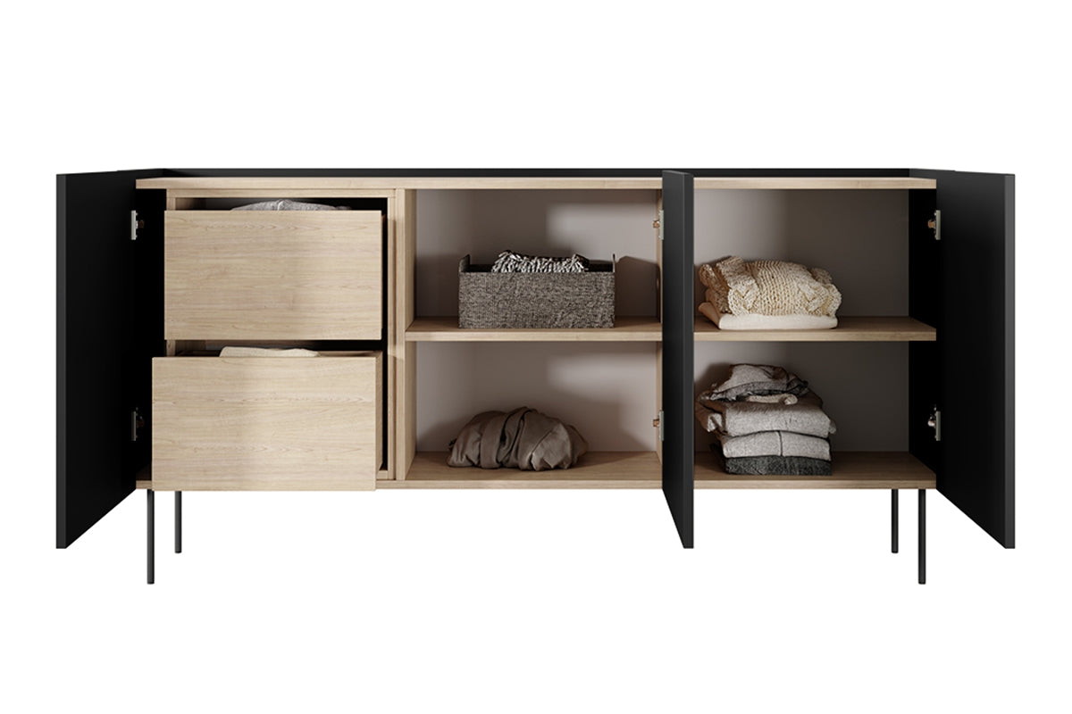 Komoda Desin 170cm, 3 vrata i 2 ladice, Materijal: MDF