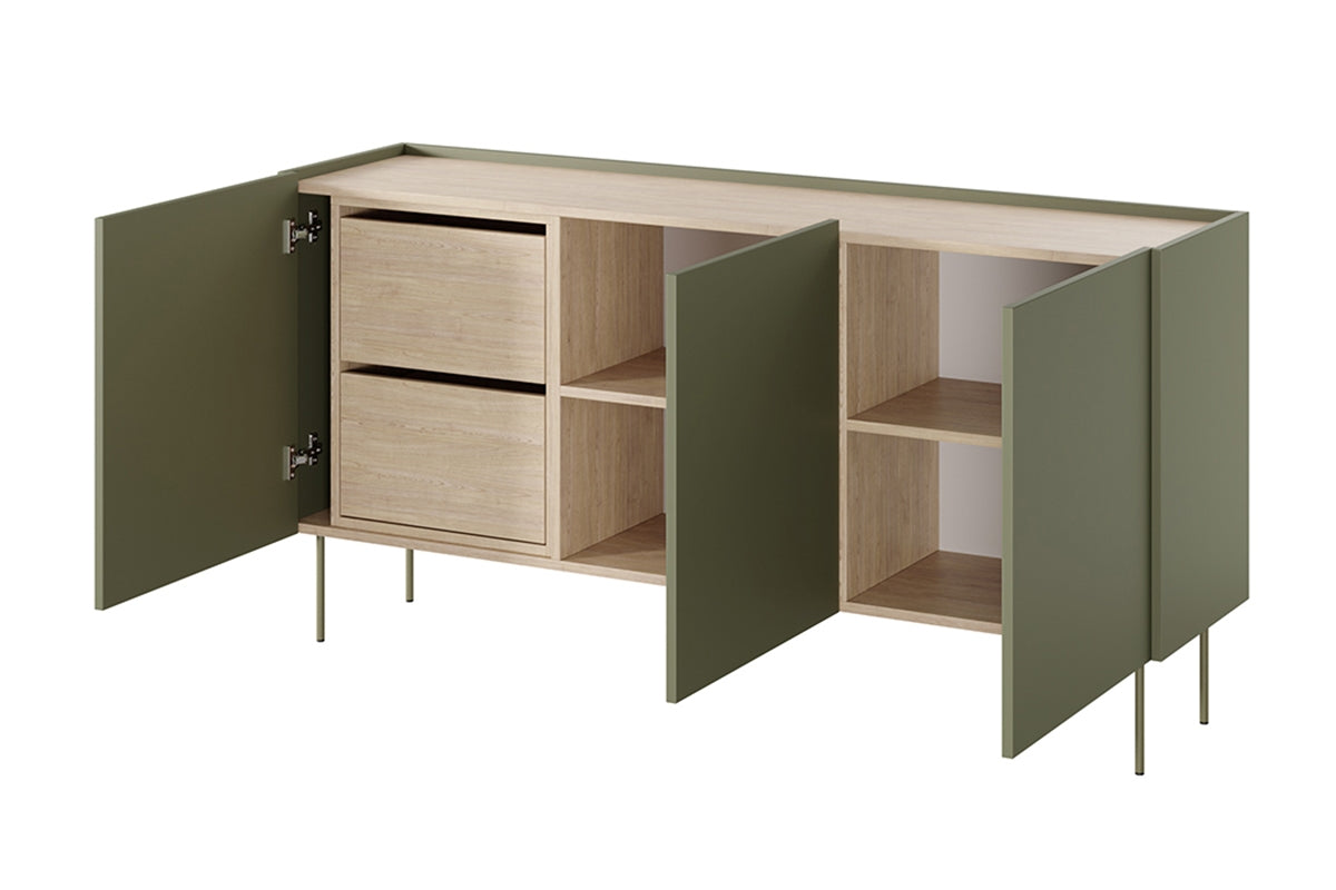 Komoda Desin 170cm, 3 vrata i 2 ladice, Materijal: MDF