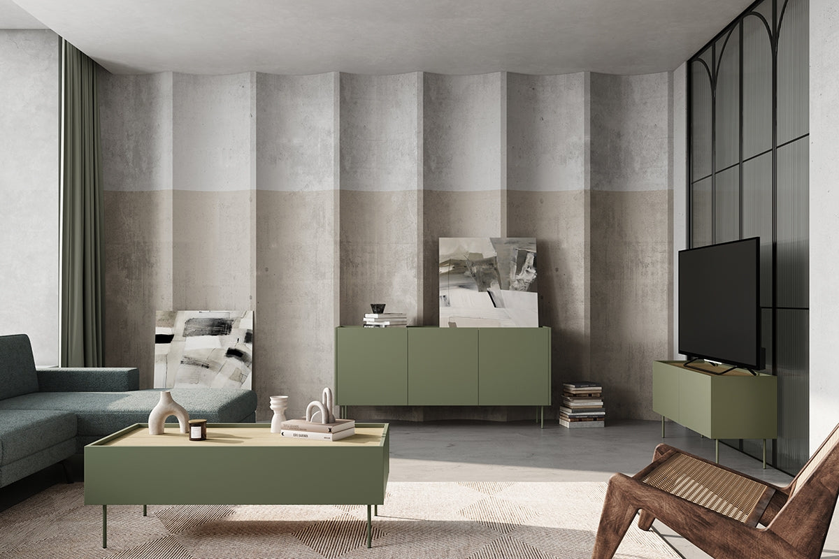 Komoda Desin 170cm, 3 vrata i 2 ladice, Materijal: MDF