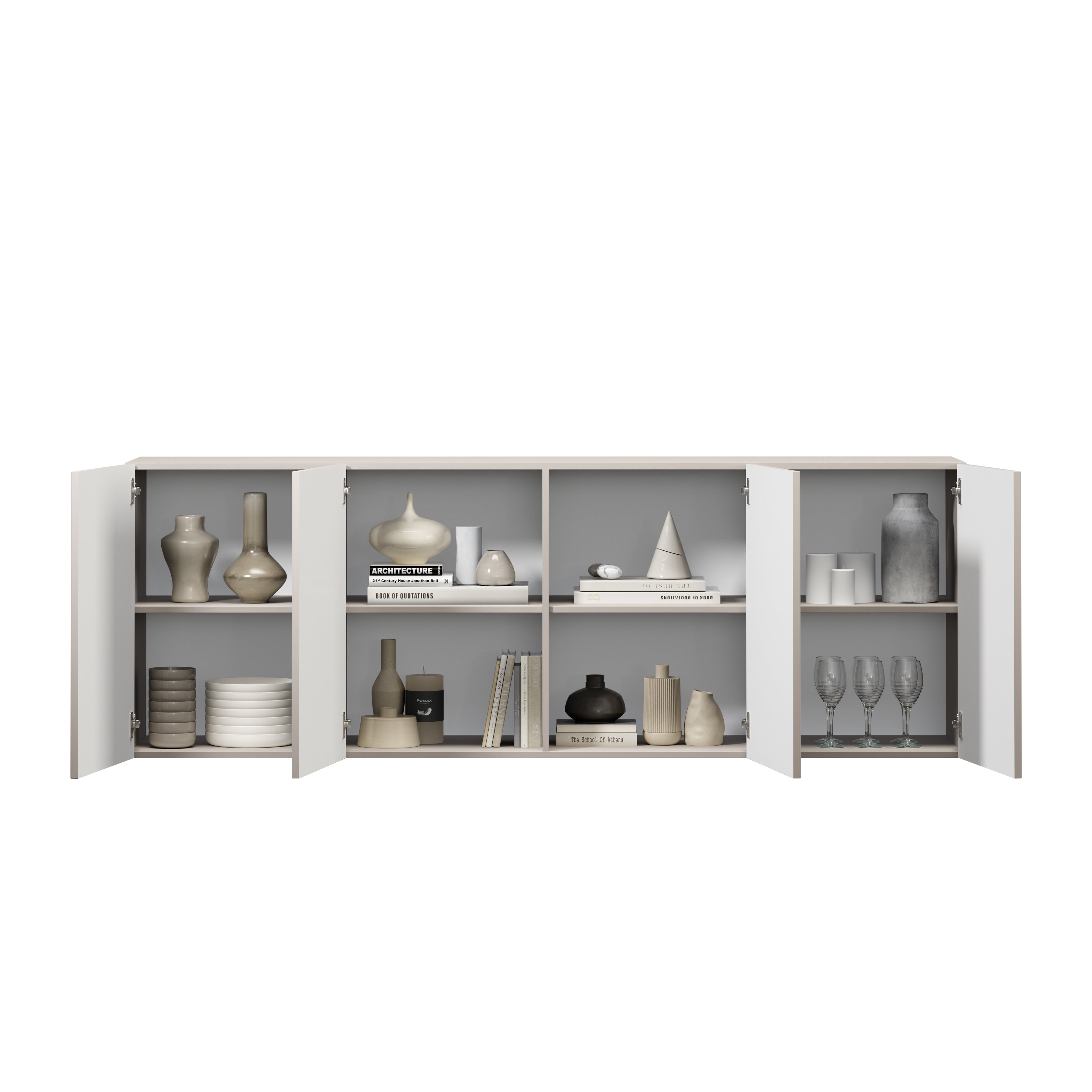 Komoda Lorini 200cm, Materijal: MDF