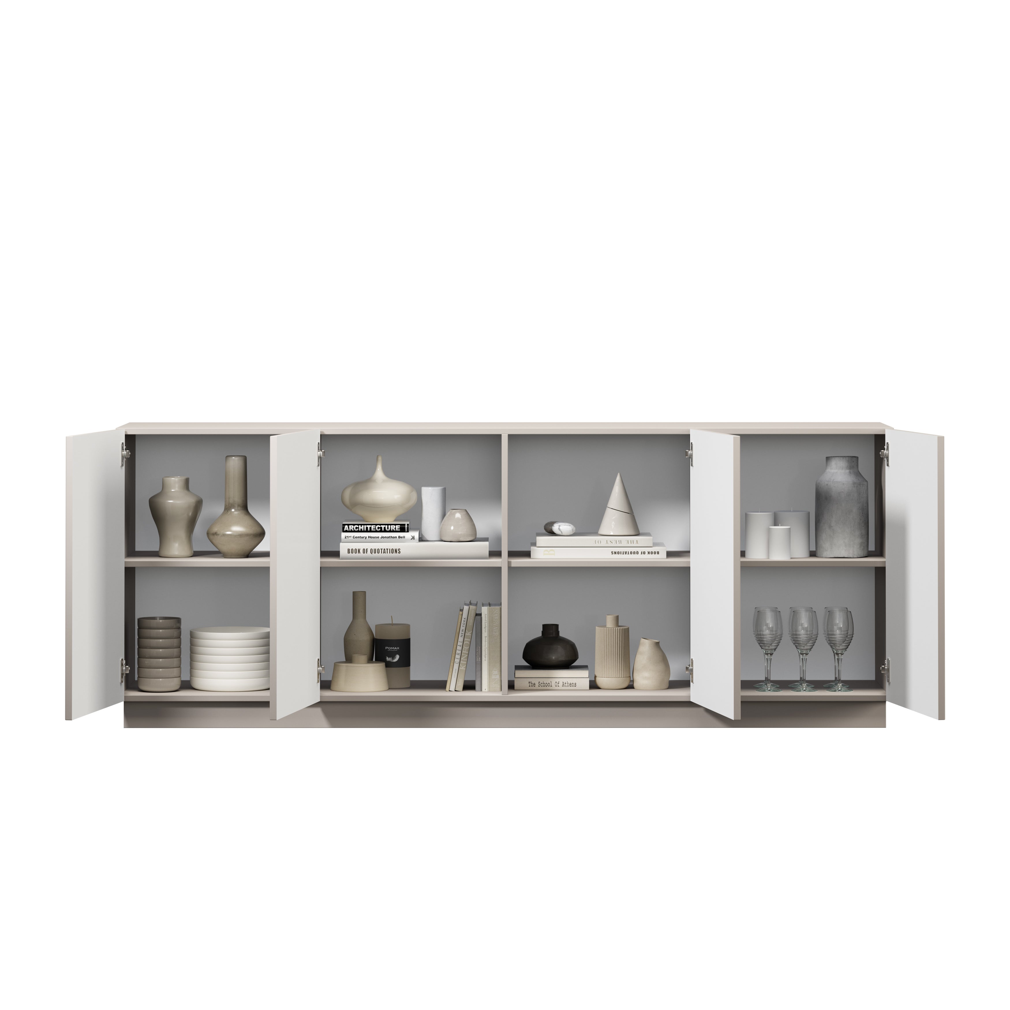 Komoda Lorini 200cm, Materijal: MDF