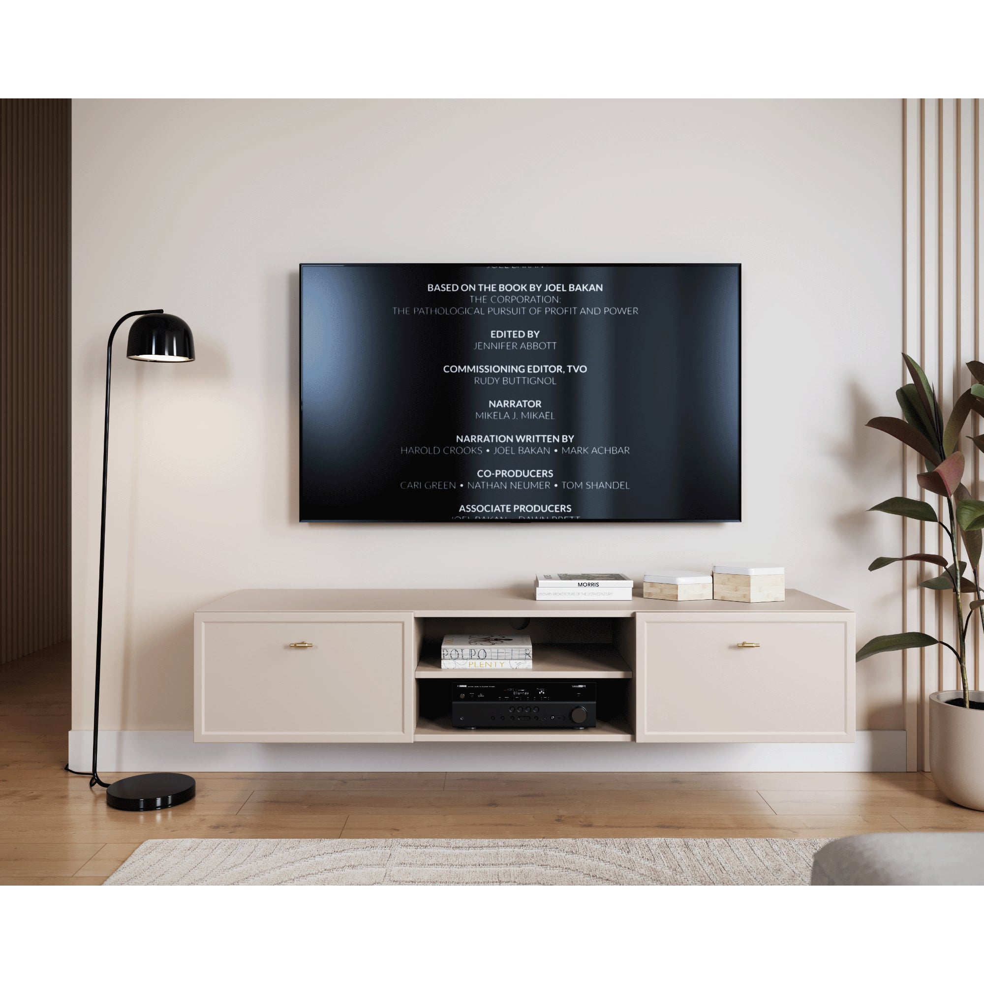 TV Komoda Lorini 150cm, Materijal: MDF