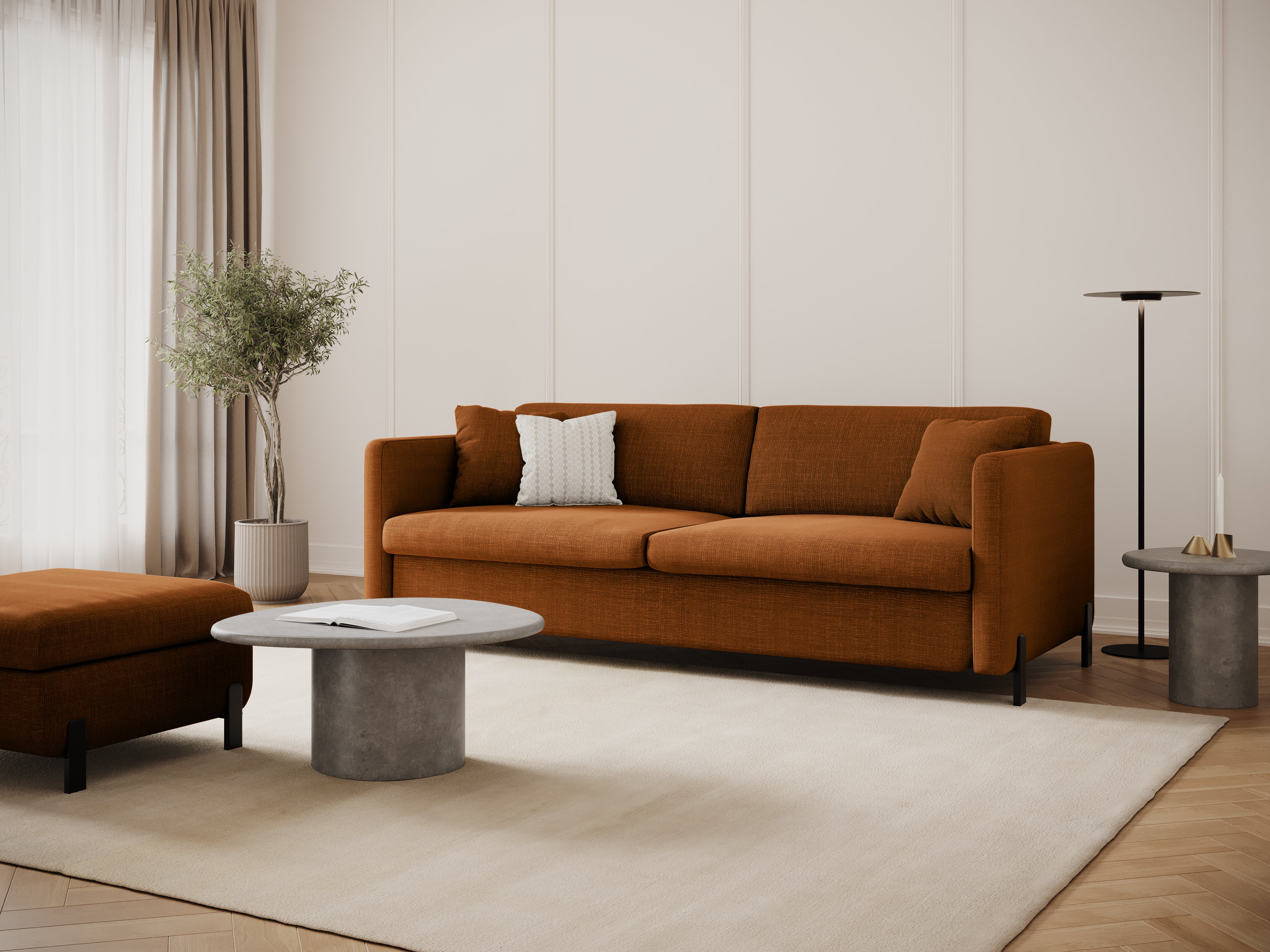 Sofa Gloria 202x102cm, Materijal: Strukturirana tkanina
