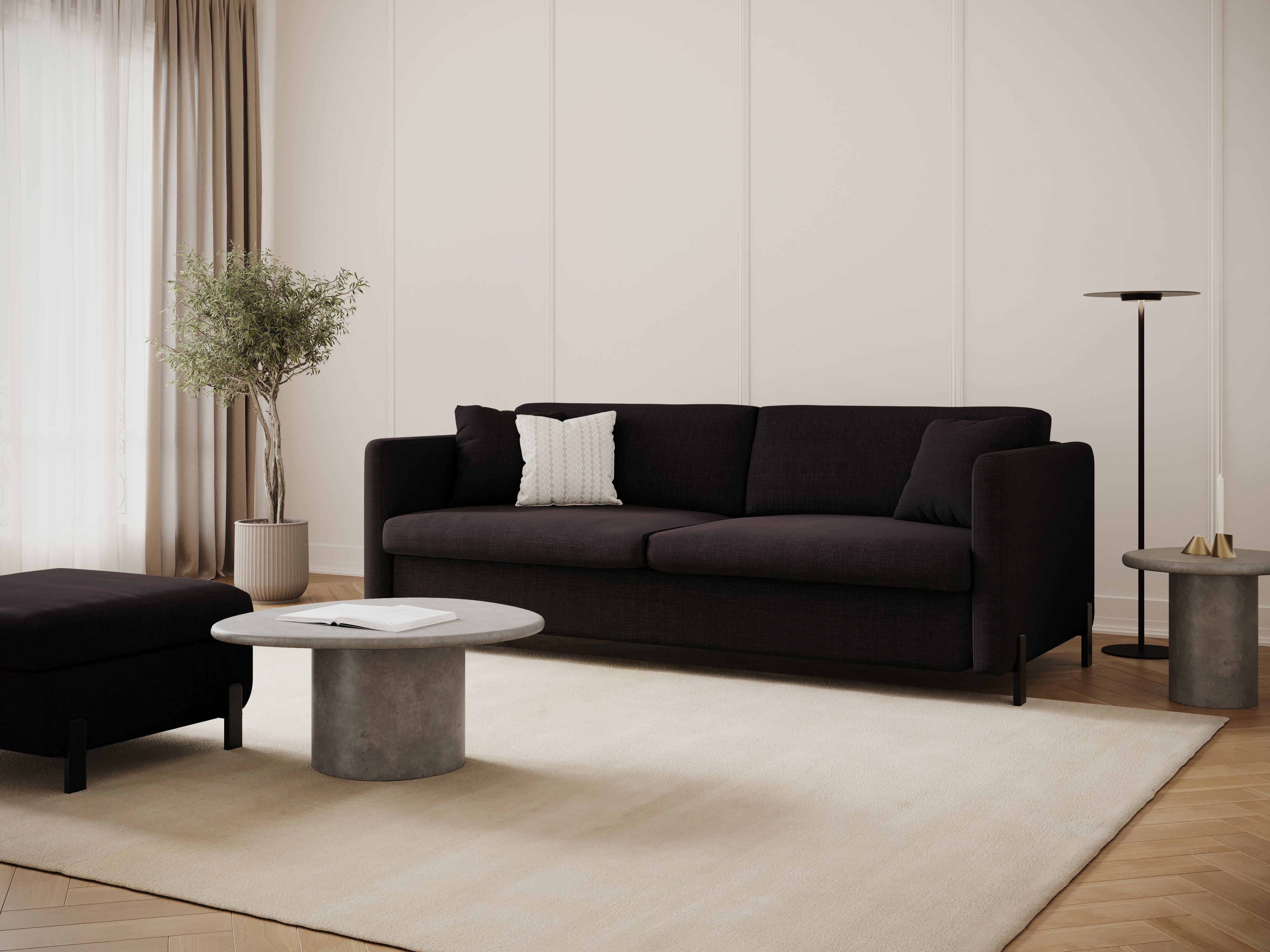 Sofa Gloria 202x102cm, Materijal: Strukturirana tkanina