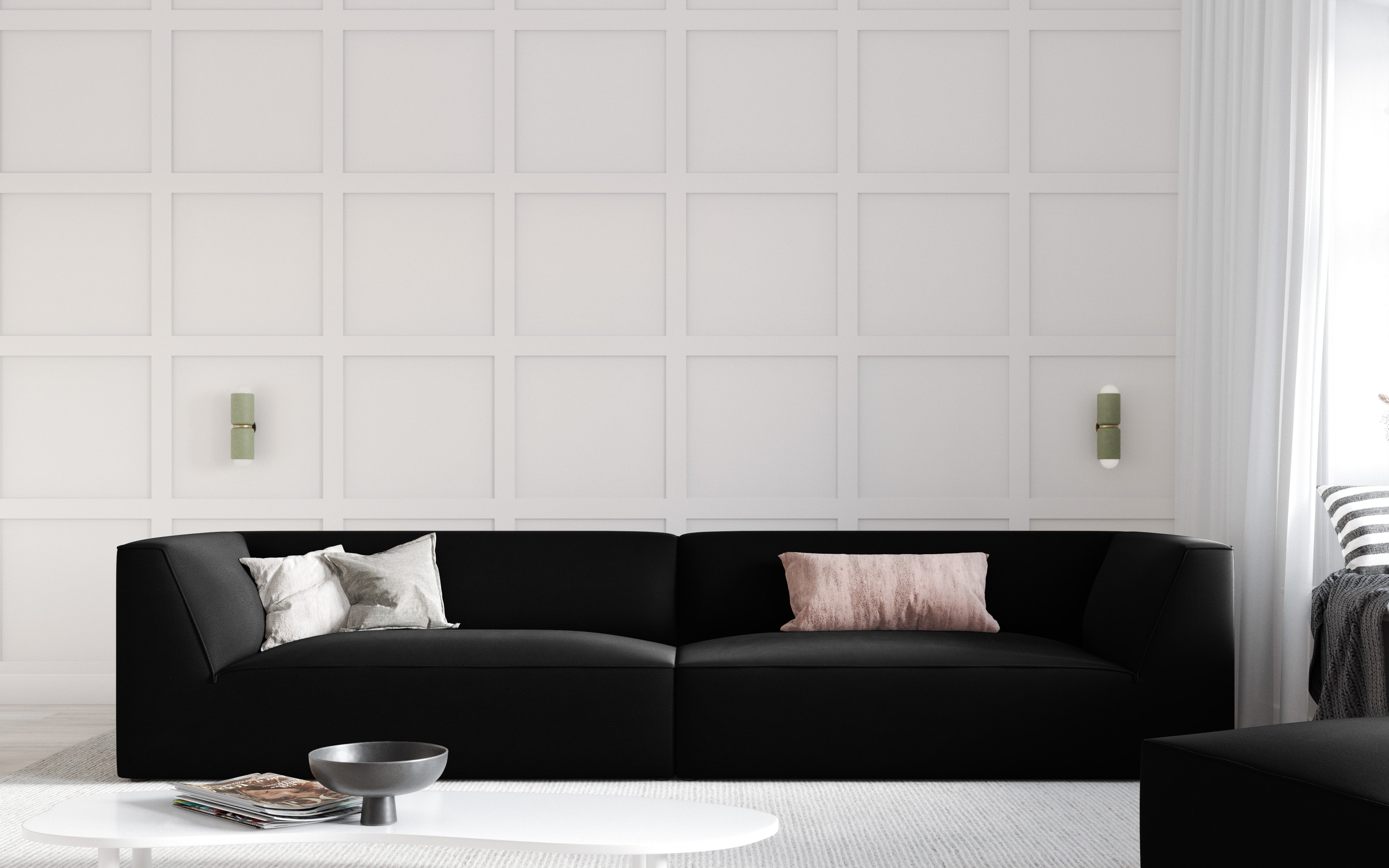 Sofa Ruby 302x93cm, Materijal: Baršun
