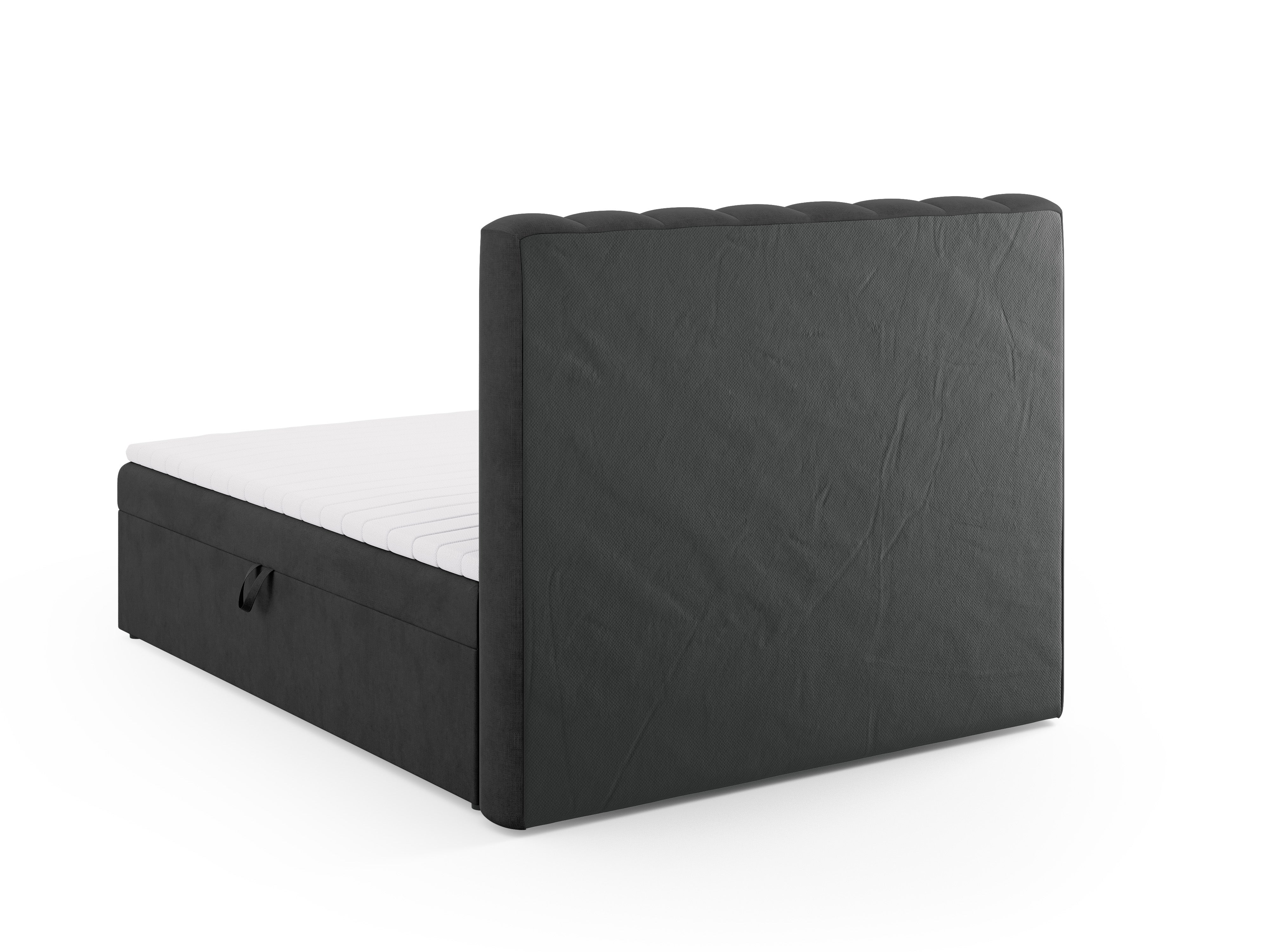 Box spring krevet Kelp, Materijal: Strukturirana tkanina