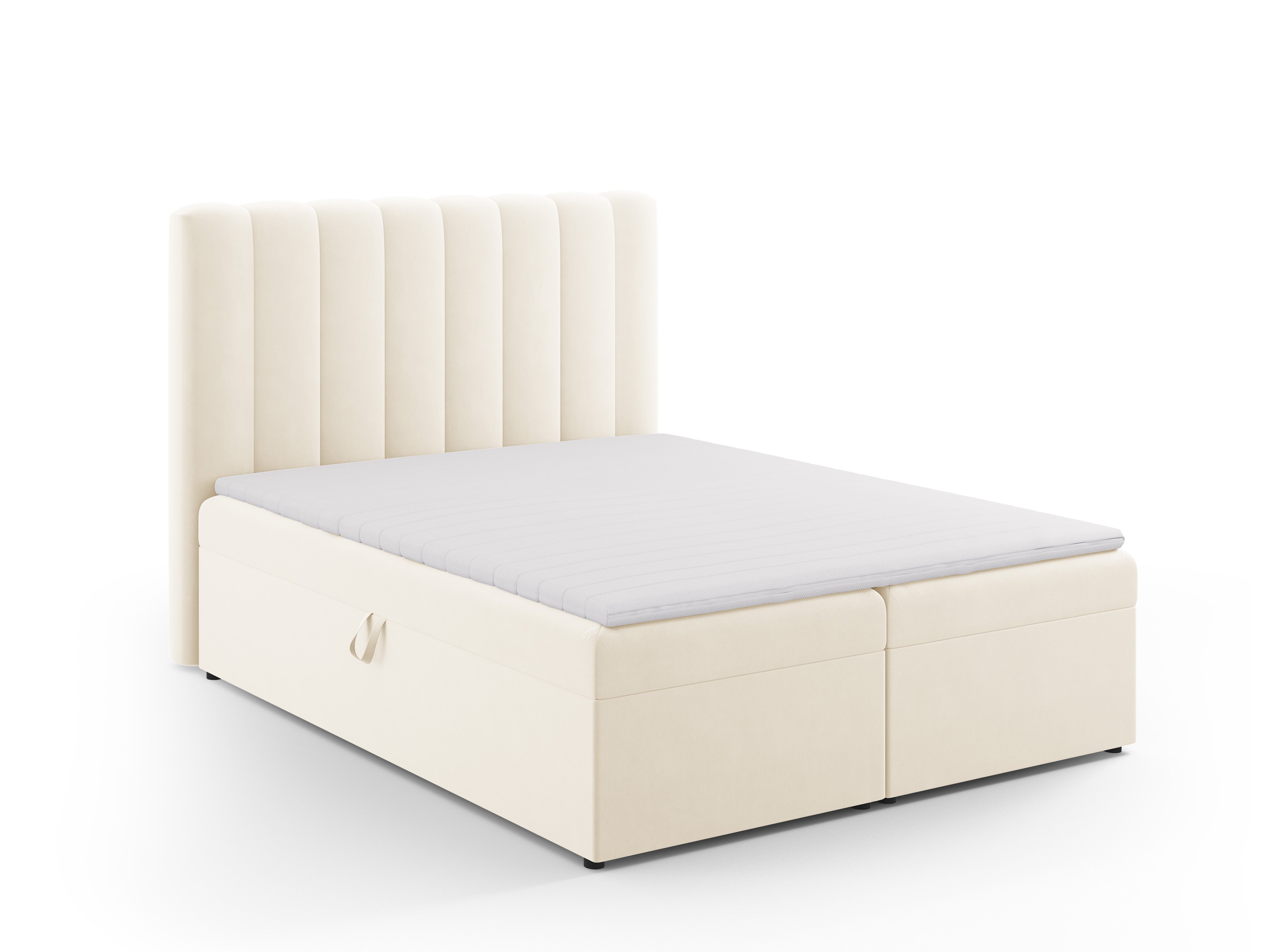 Box spring krevet Kelp, Materijal: Baršun