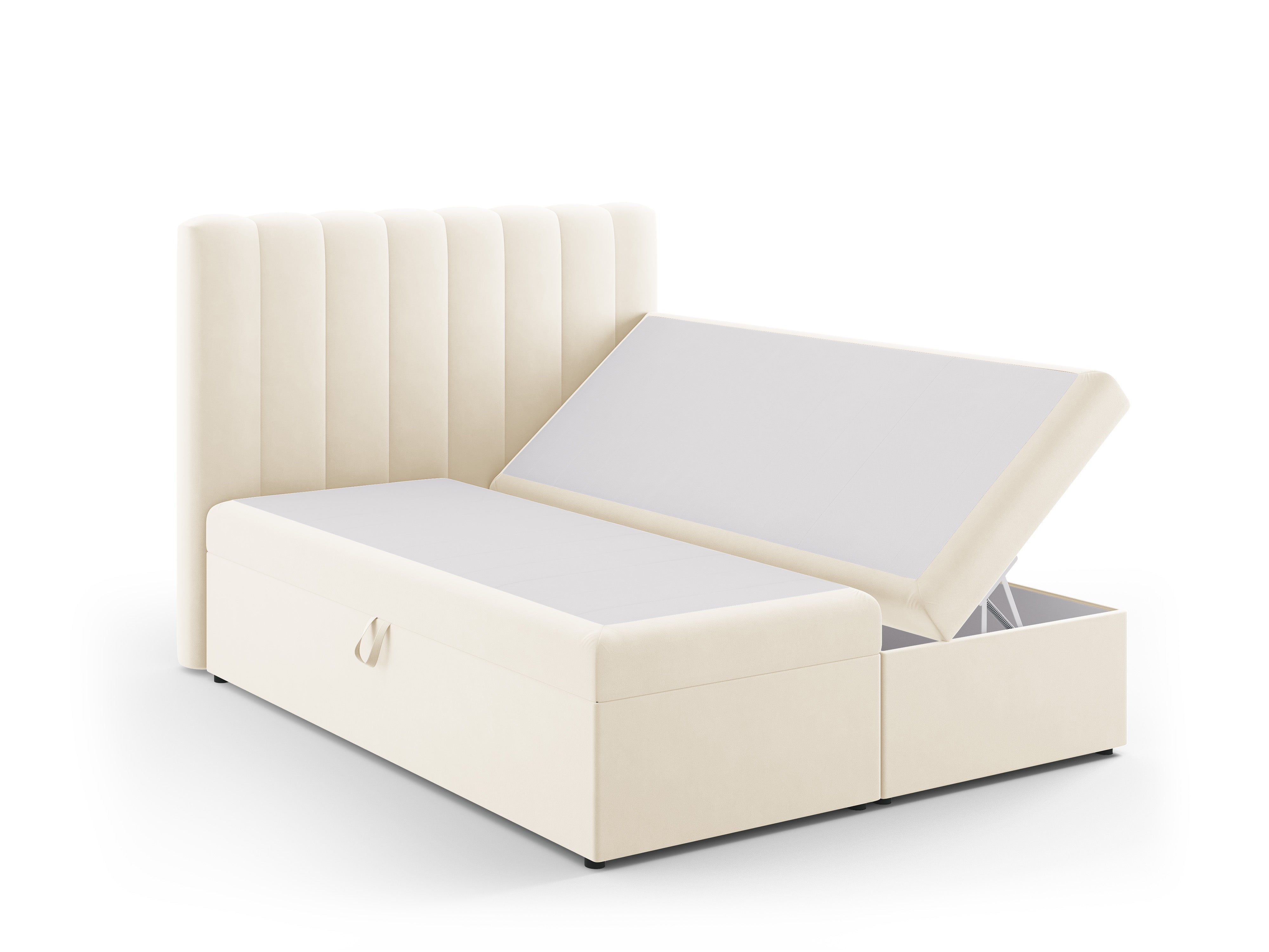 Box spring krevet Kelp, Materijal: Baršun