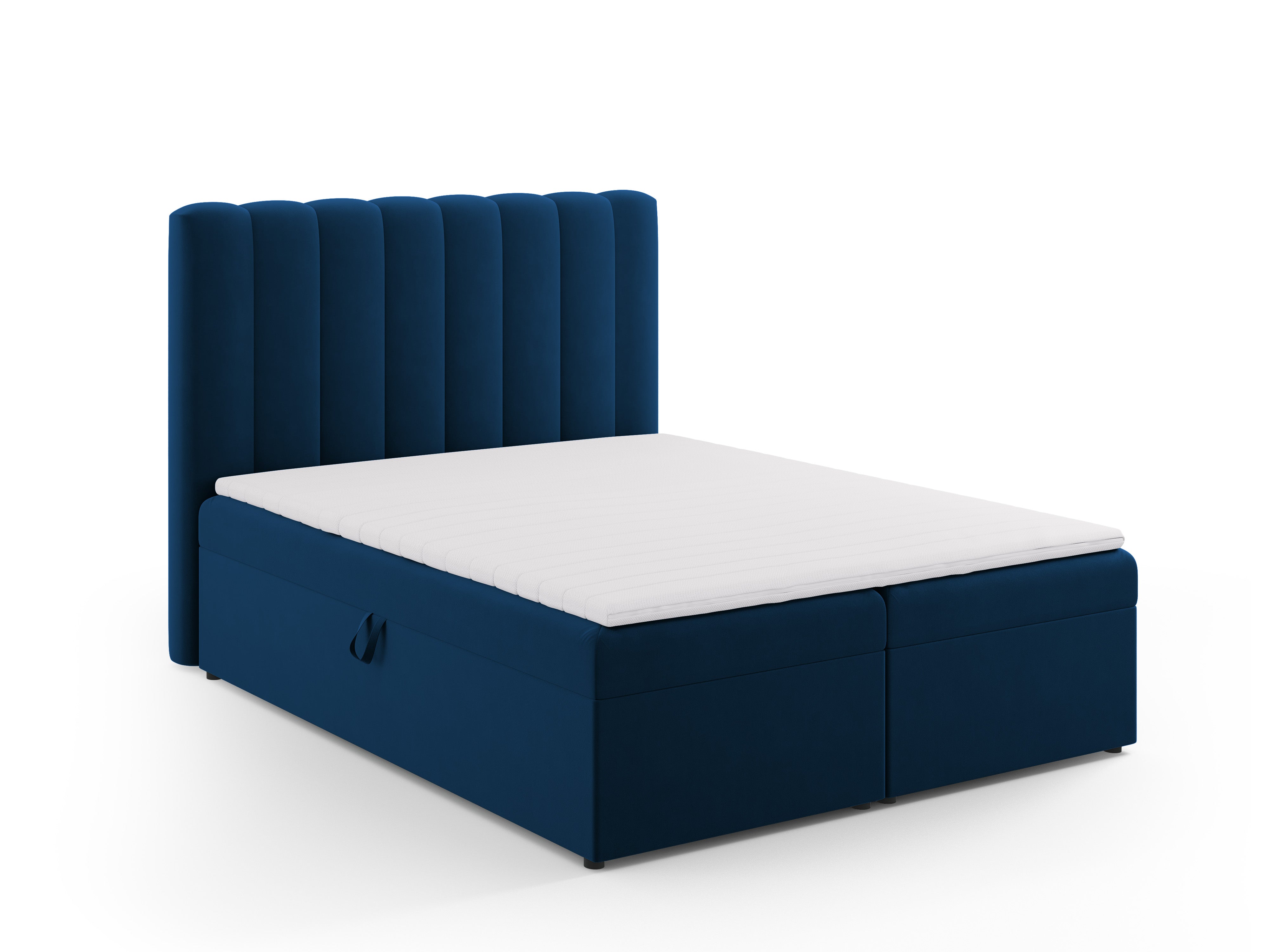 Box spring krevet Kelp, Materijal: Baršun