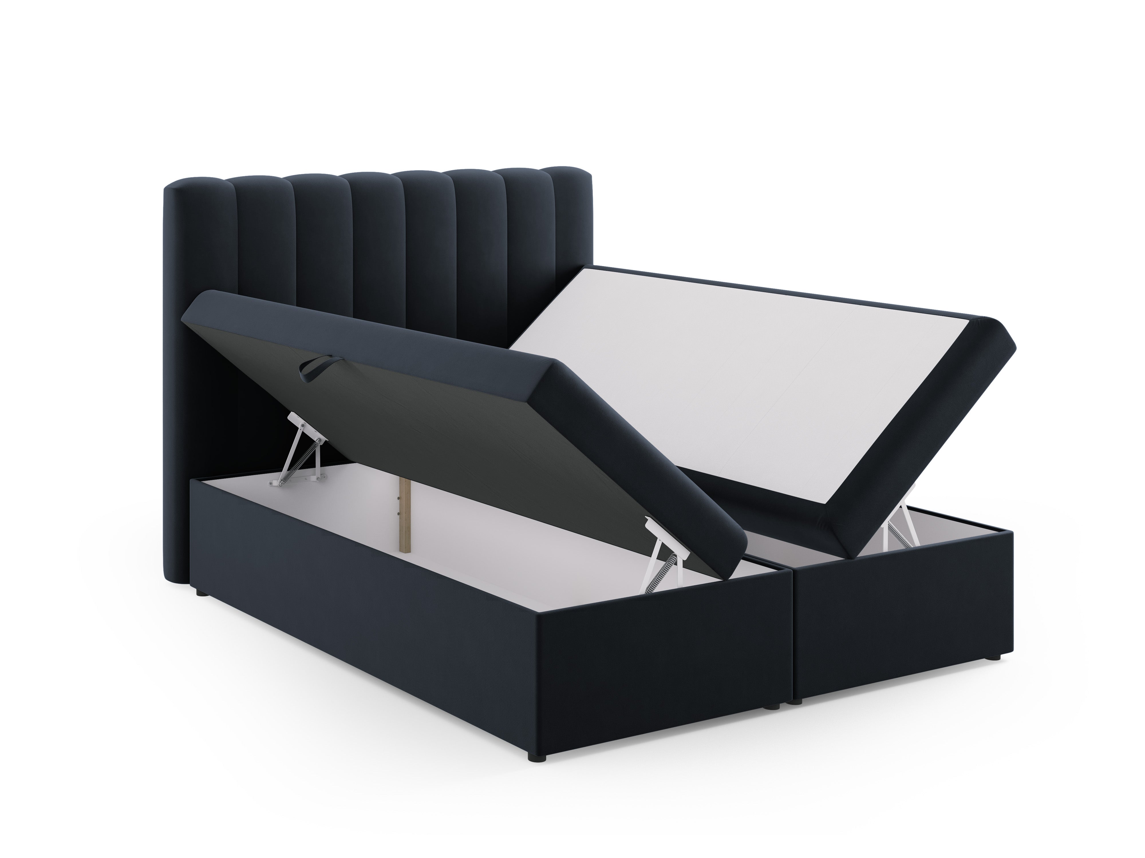 Box spring krevet Kelp, Materijal: Baršun