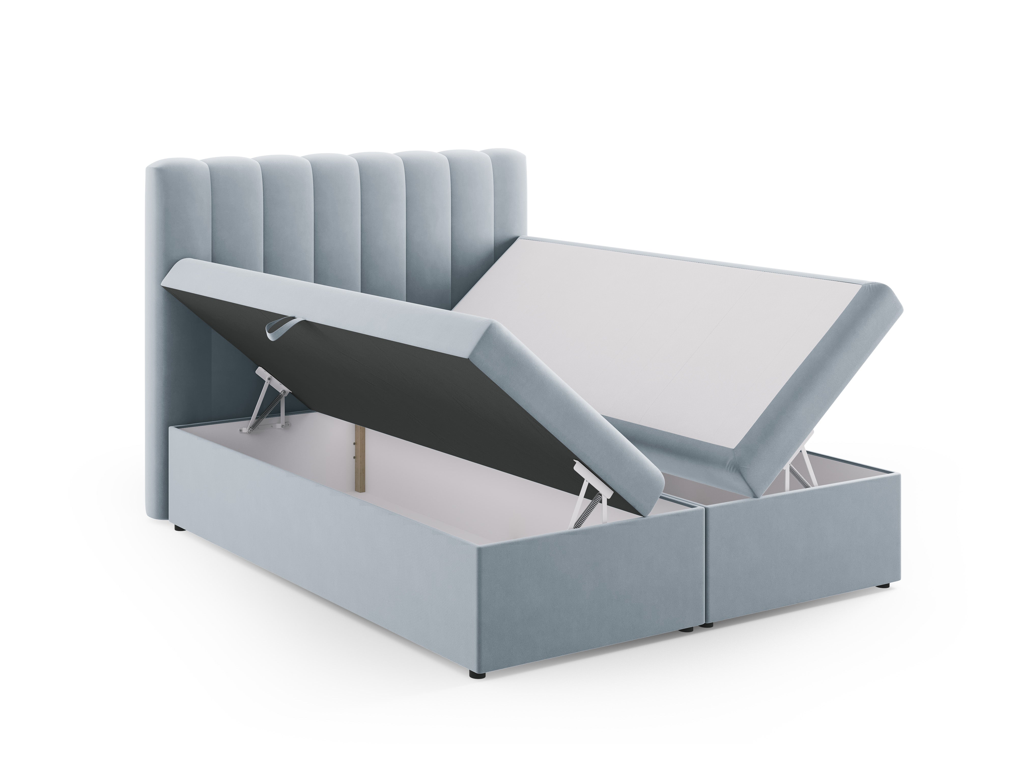 Box spring krevet Kelp, Materijal: Baršun