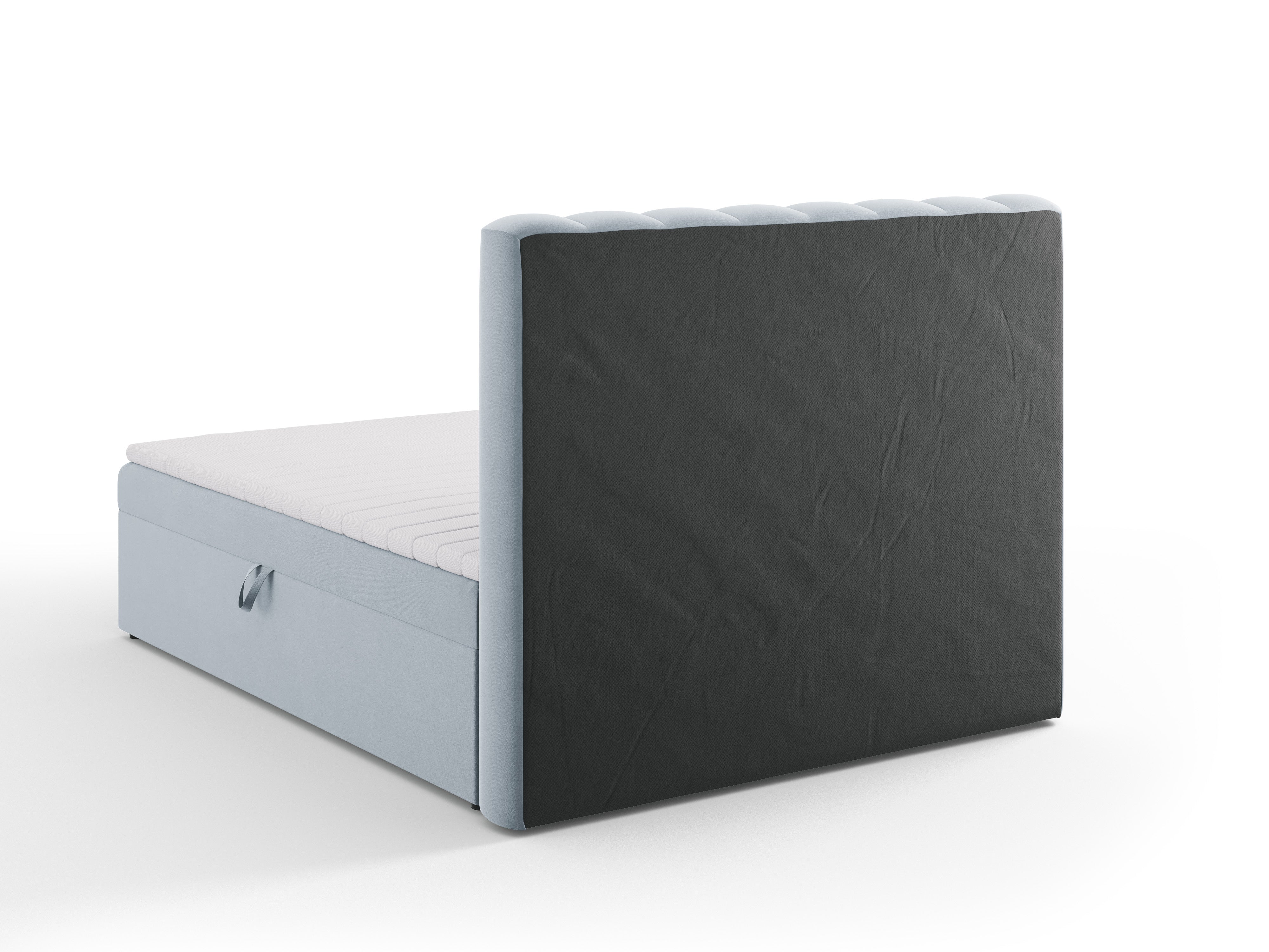 Box spring krevet Kelp, Materijal: Baršun