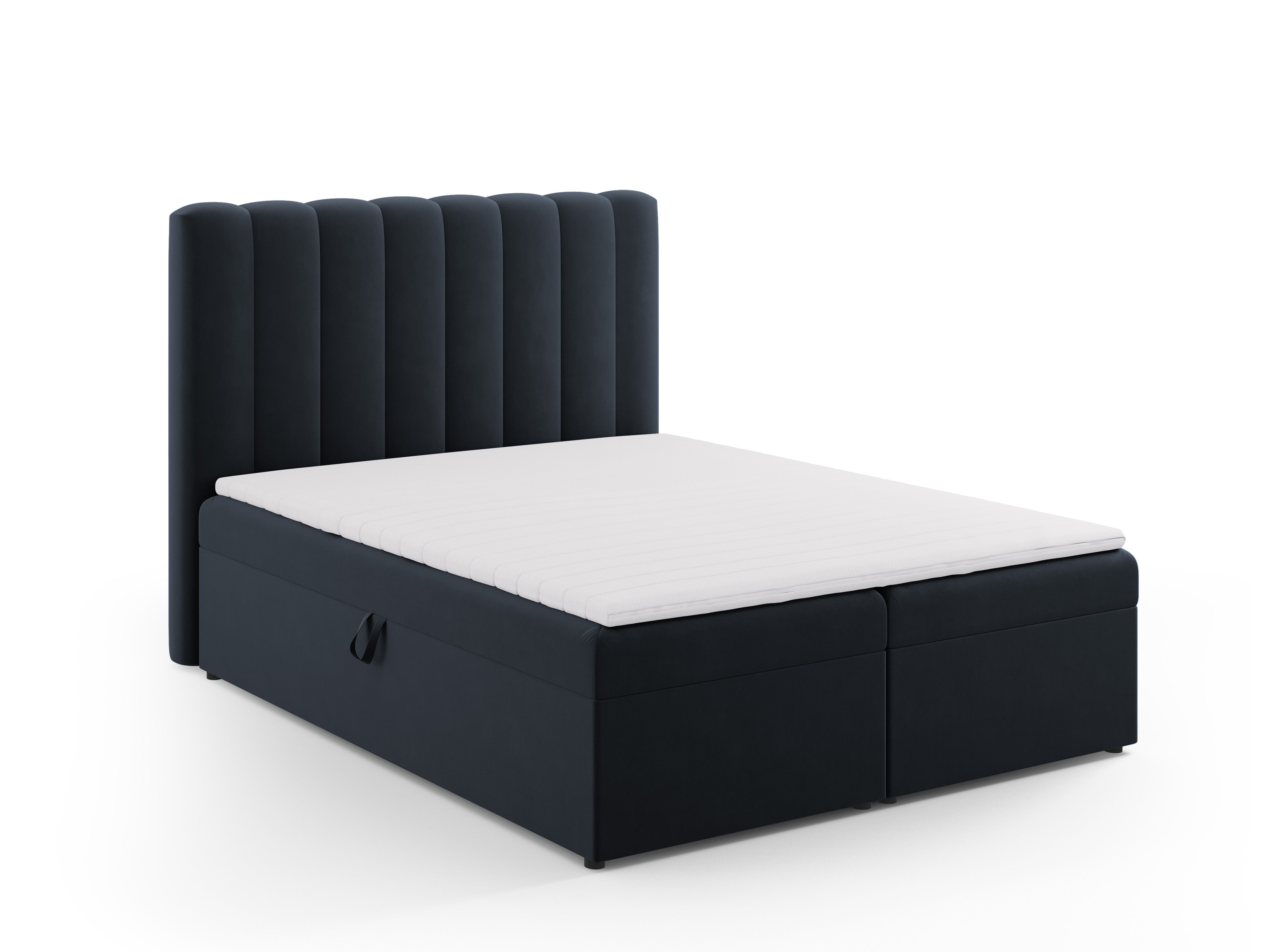 Box spring krevet Kelp, Materijal: Baršun