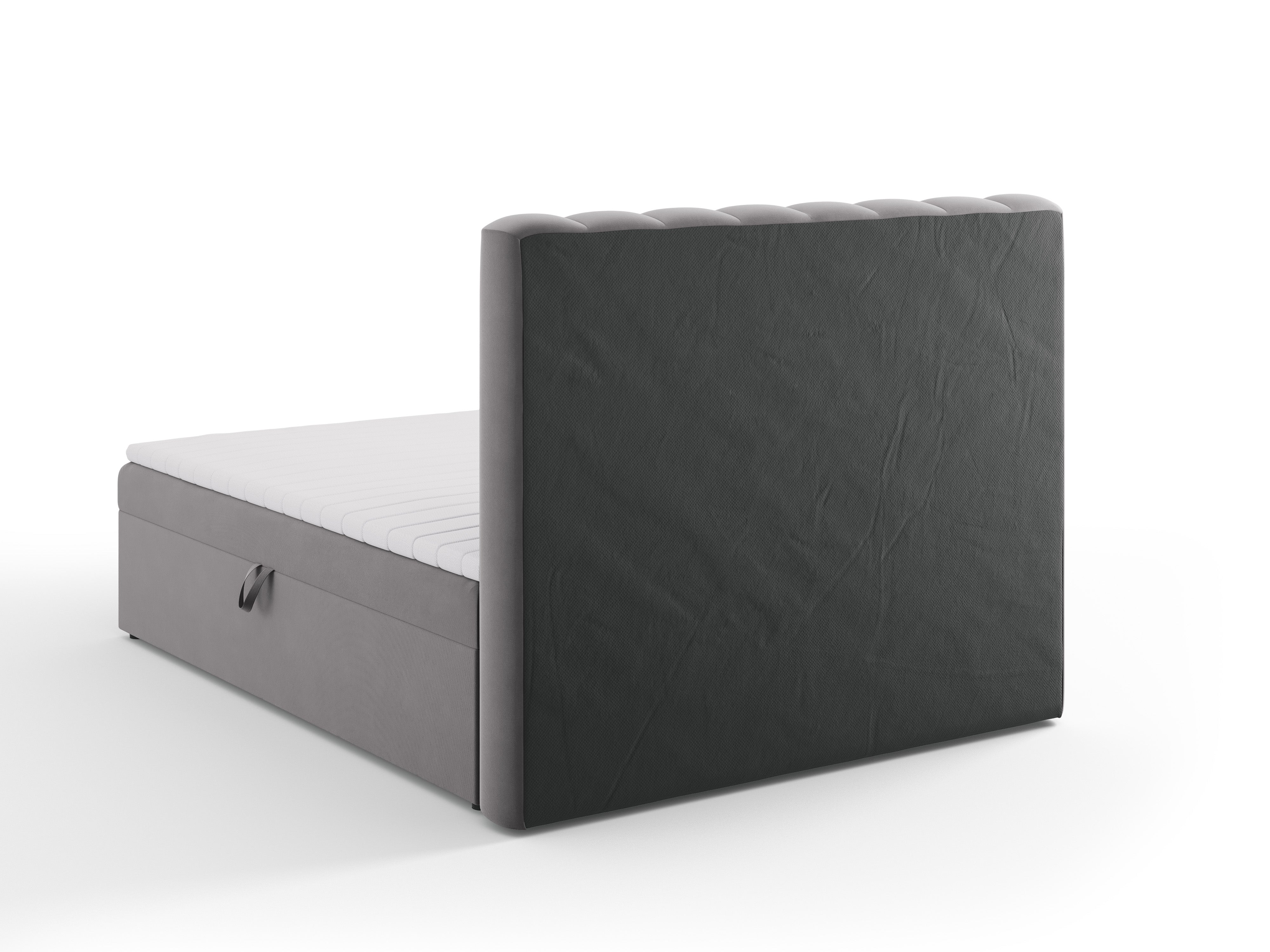 Box spring krevet Kelp, Materijal: Baršun