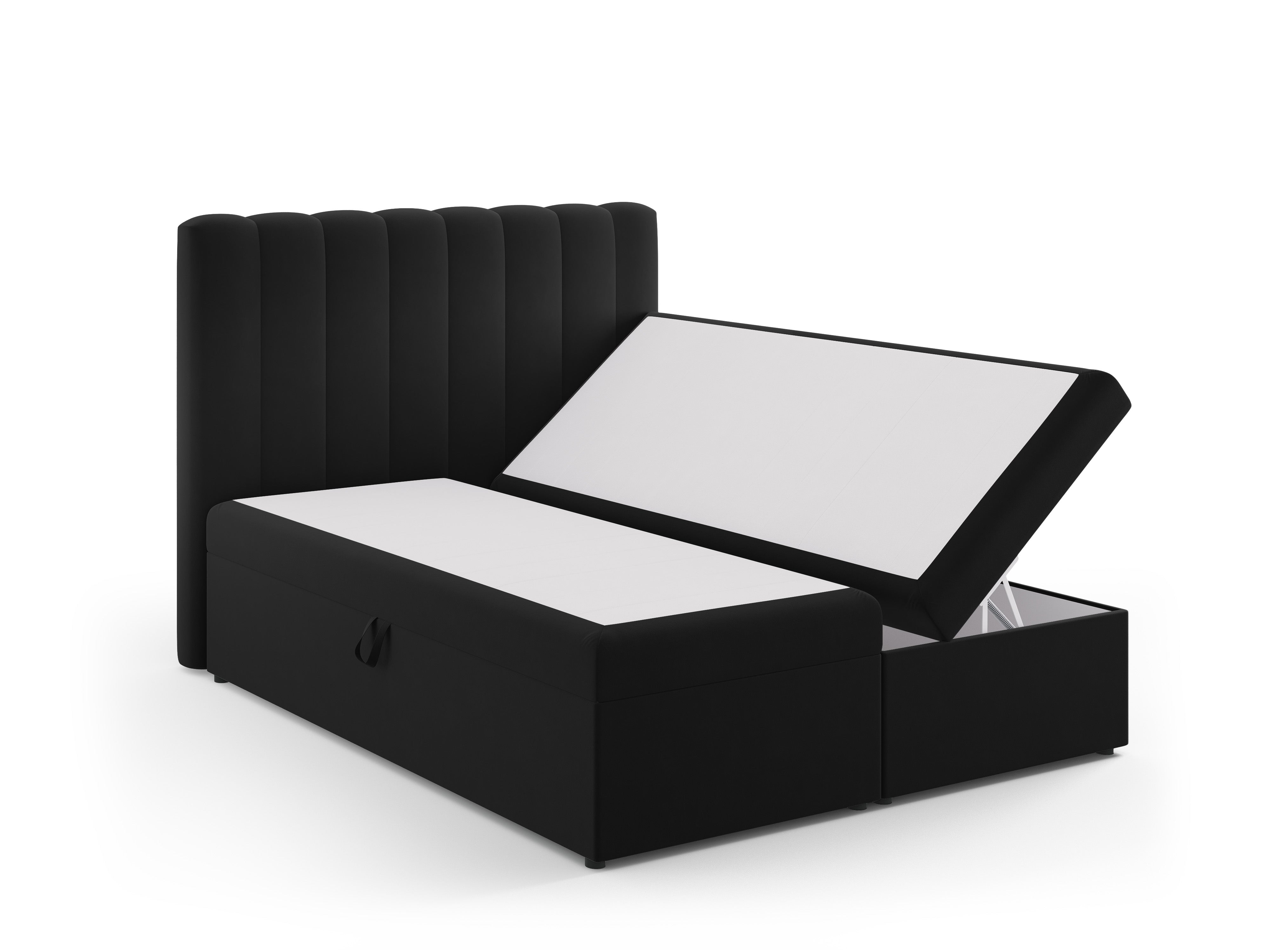 Box spring krevet Kelp, Materijal: Baršun
