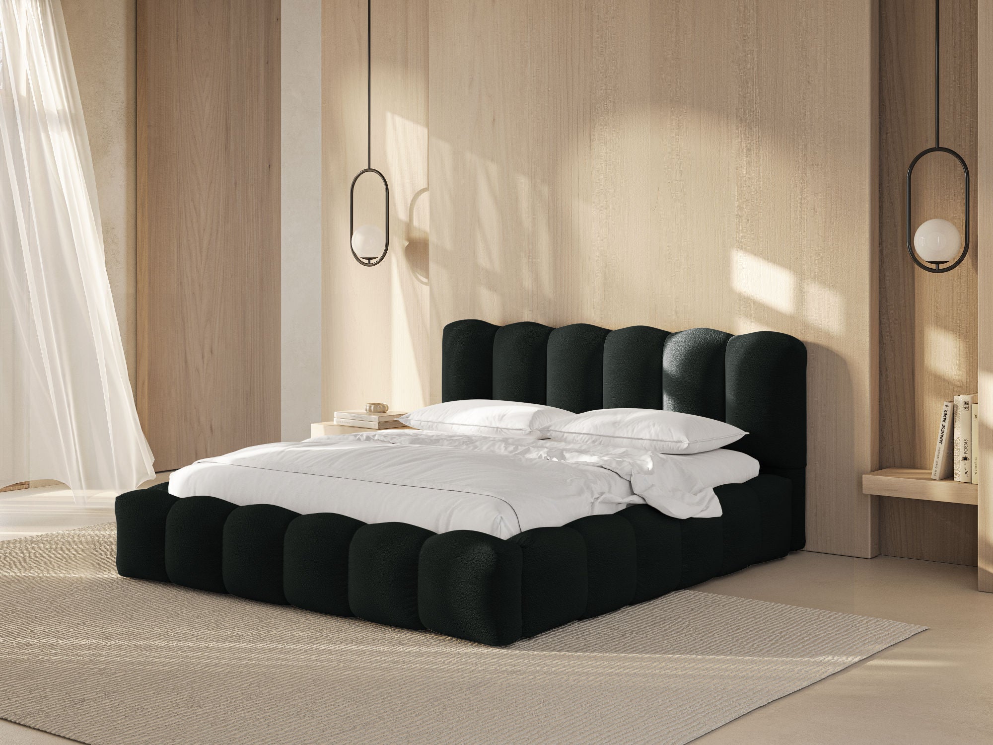 Lupine krevet, Materijal: Boucle
