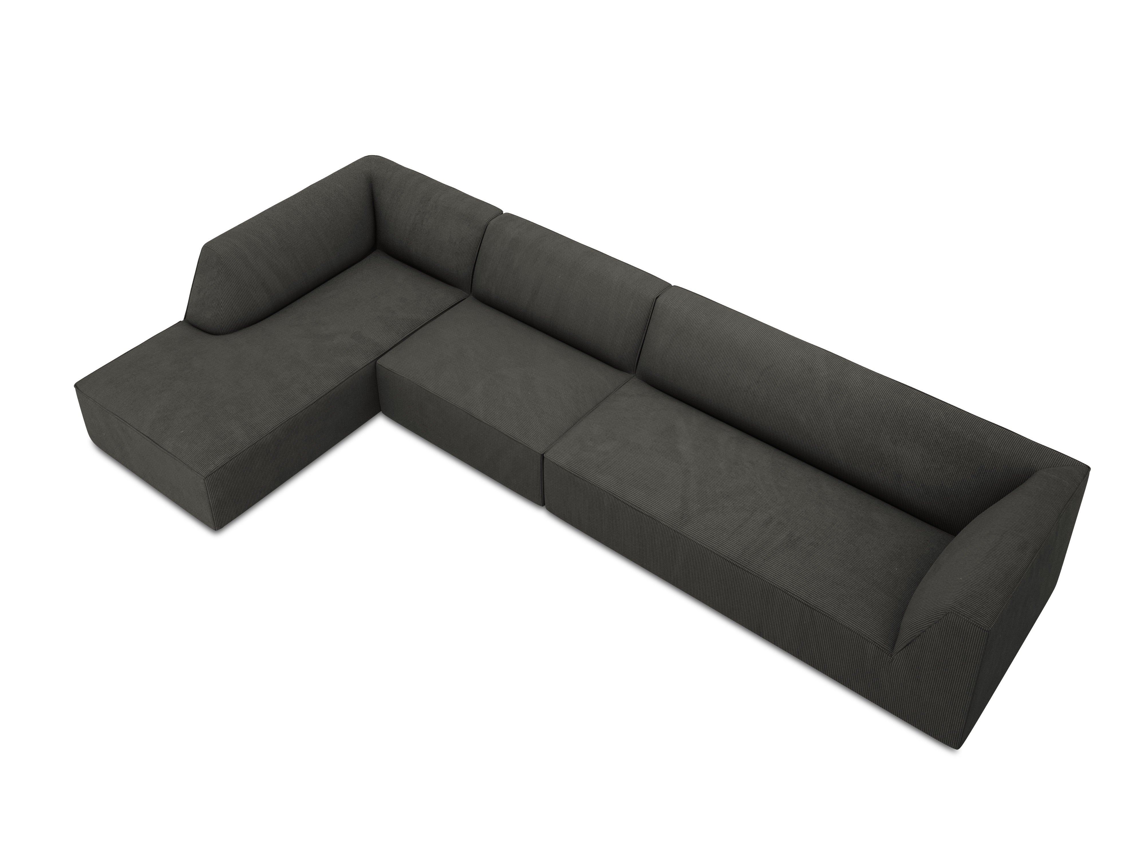 Kutna garnitura Ruby 366x180cm, Materijal: Rebrasta tkanina