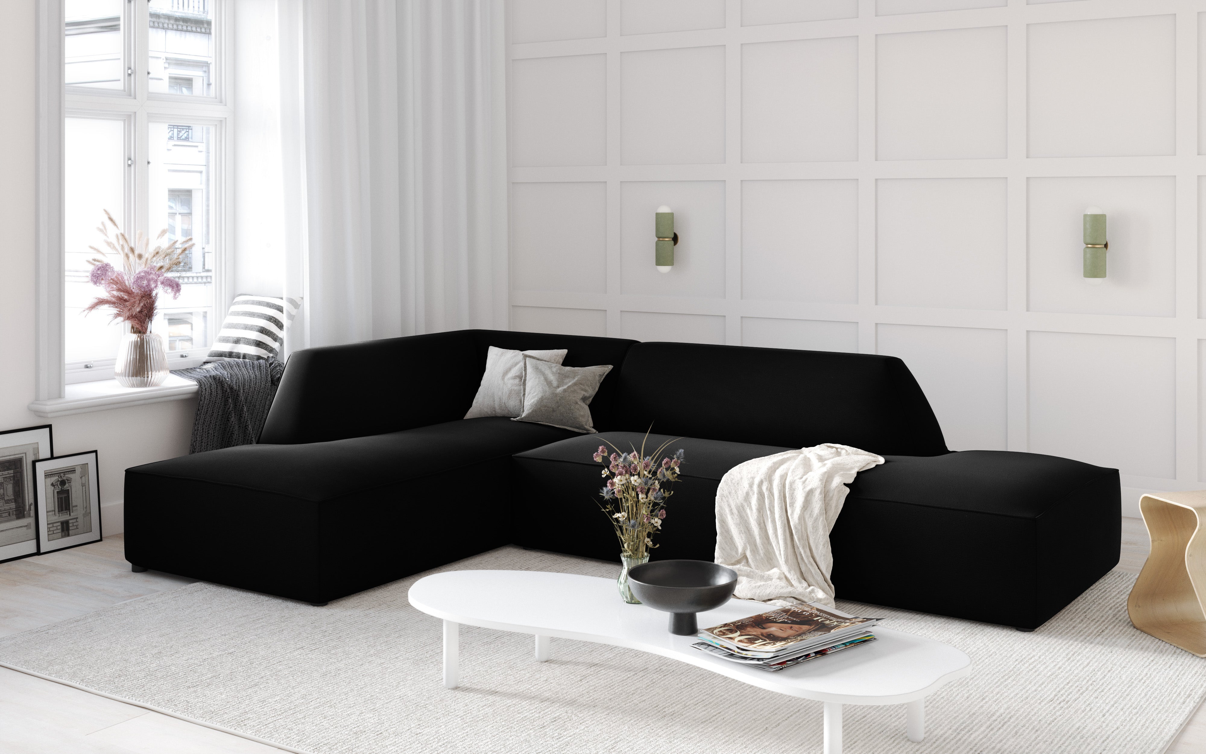Kutna garnitura Ruby 273x180cm, Materijal: Baršun