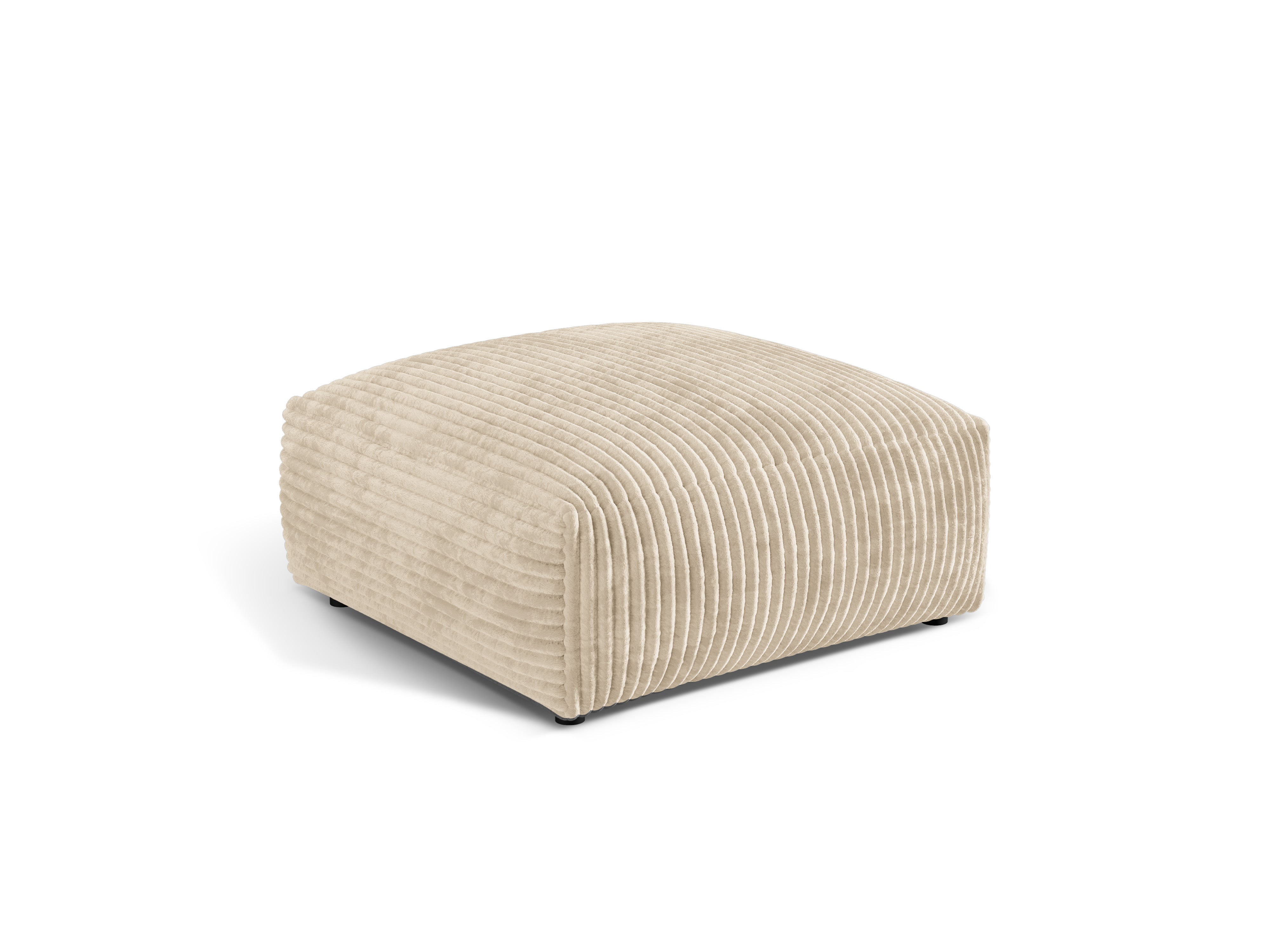 Tabure Martina 106x106cm, Materijal: Rebrasta tkanina