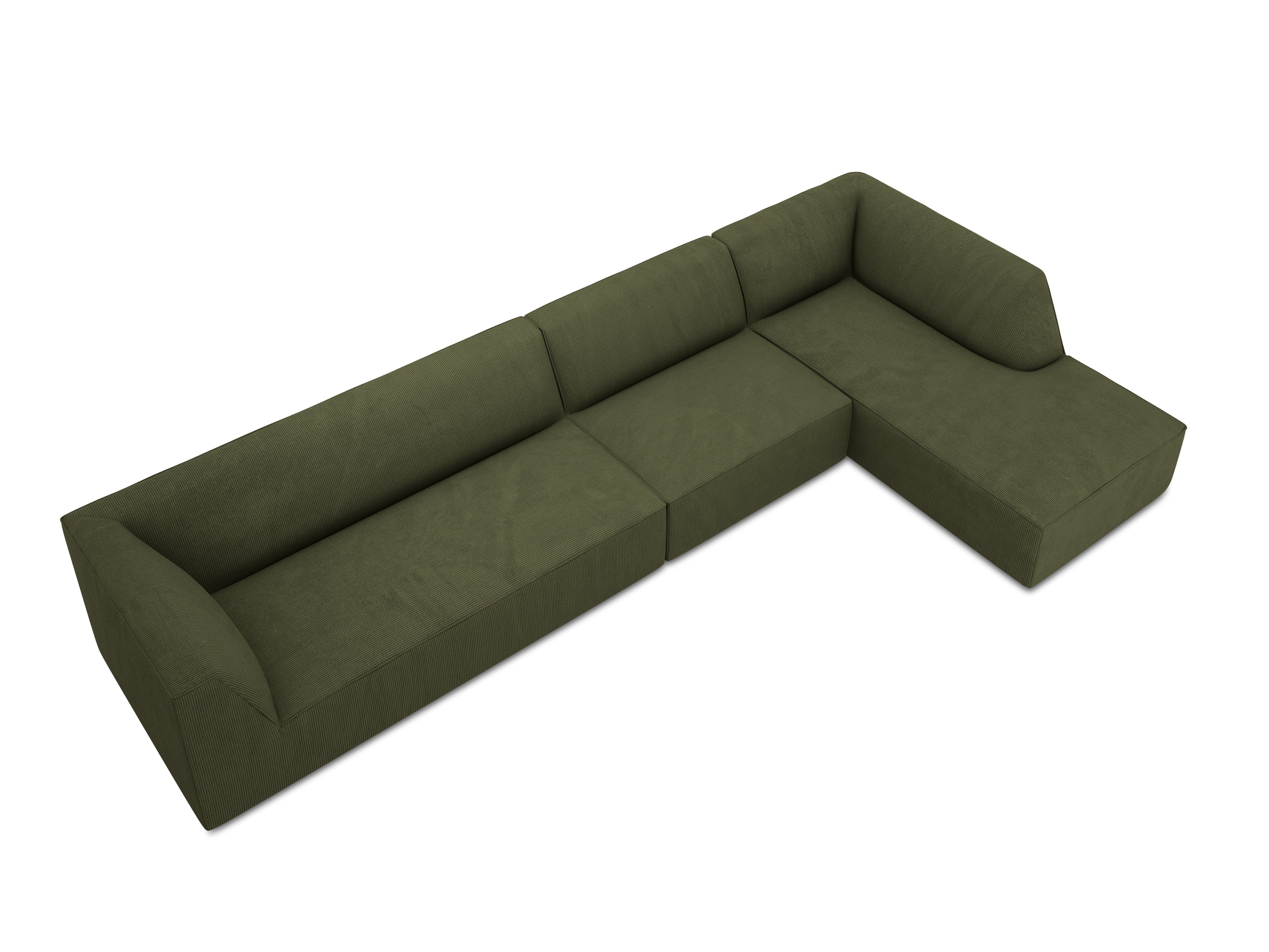Kutna garnitura Ruby 366x180cm, Materijal: Rebrasta tkanina