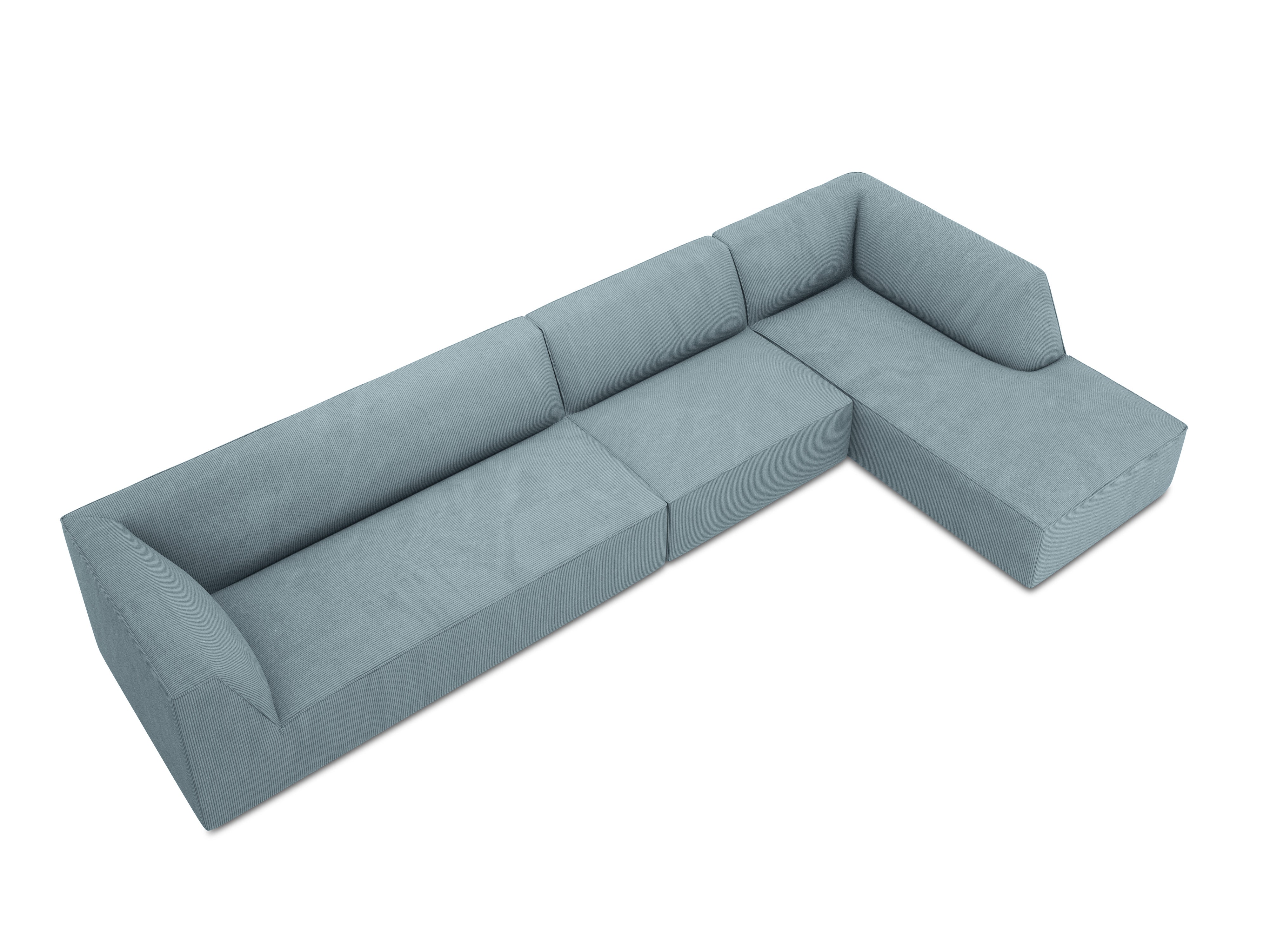 Kutna garnitura Ruby 366x180cm, Materijal: Rebrasta tkanina