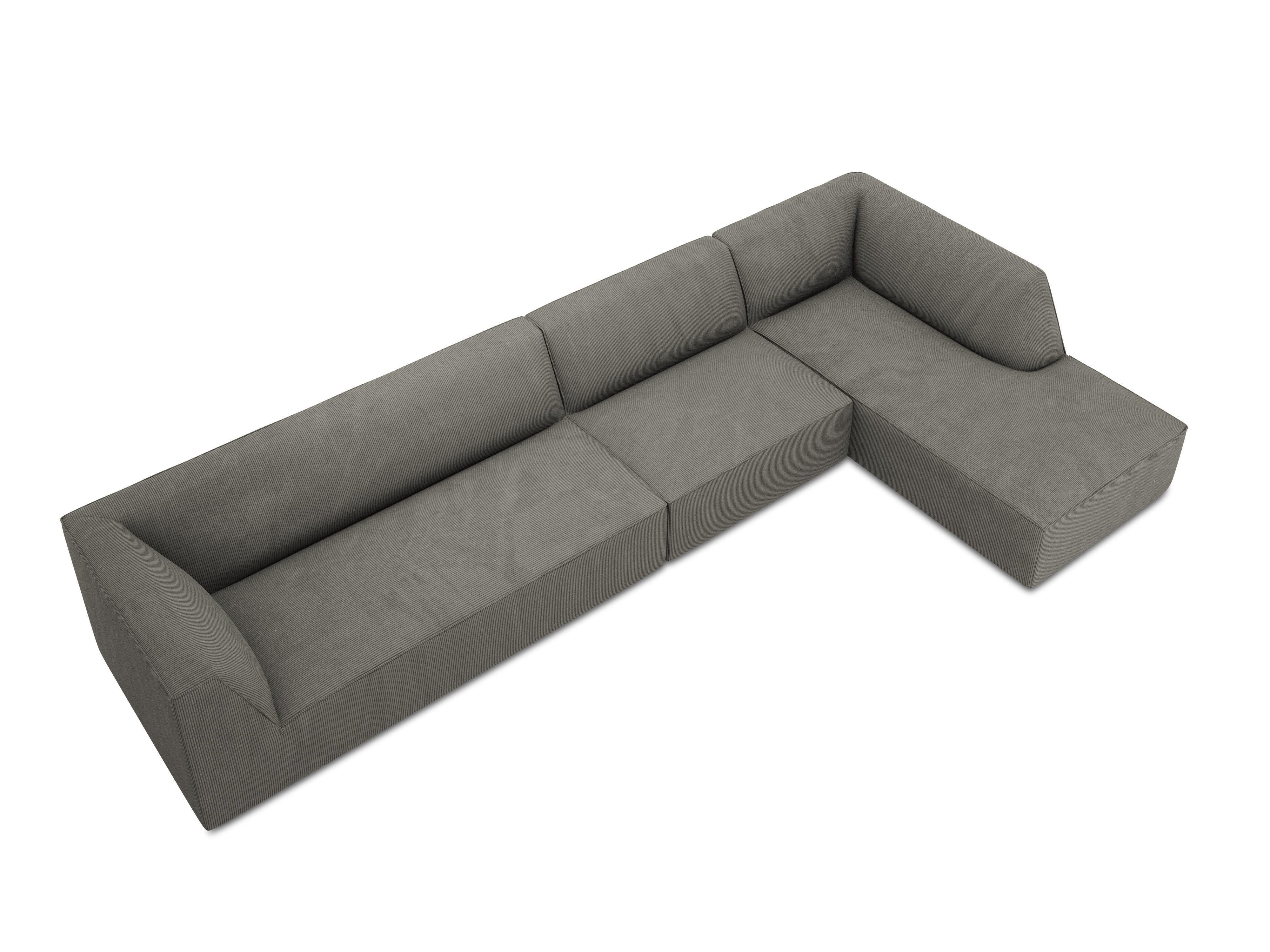 Kutna garnitura Ruby 366x180cm, Materijal: Rebrasta tkanina