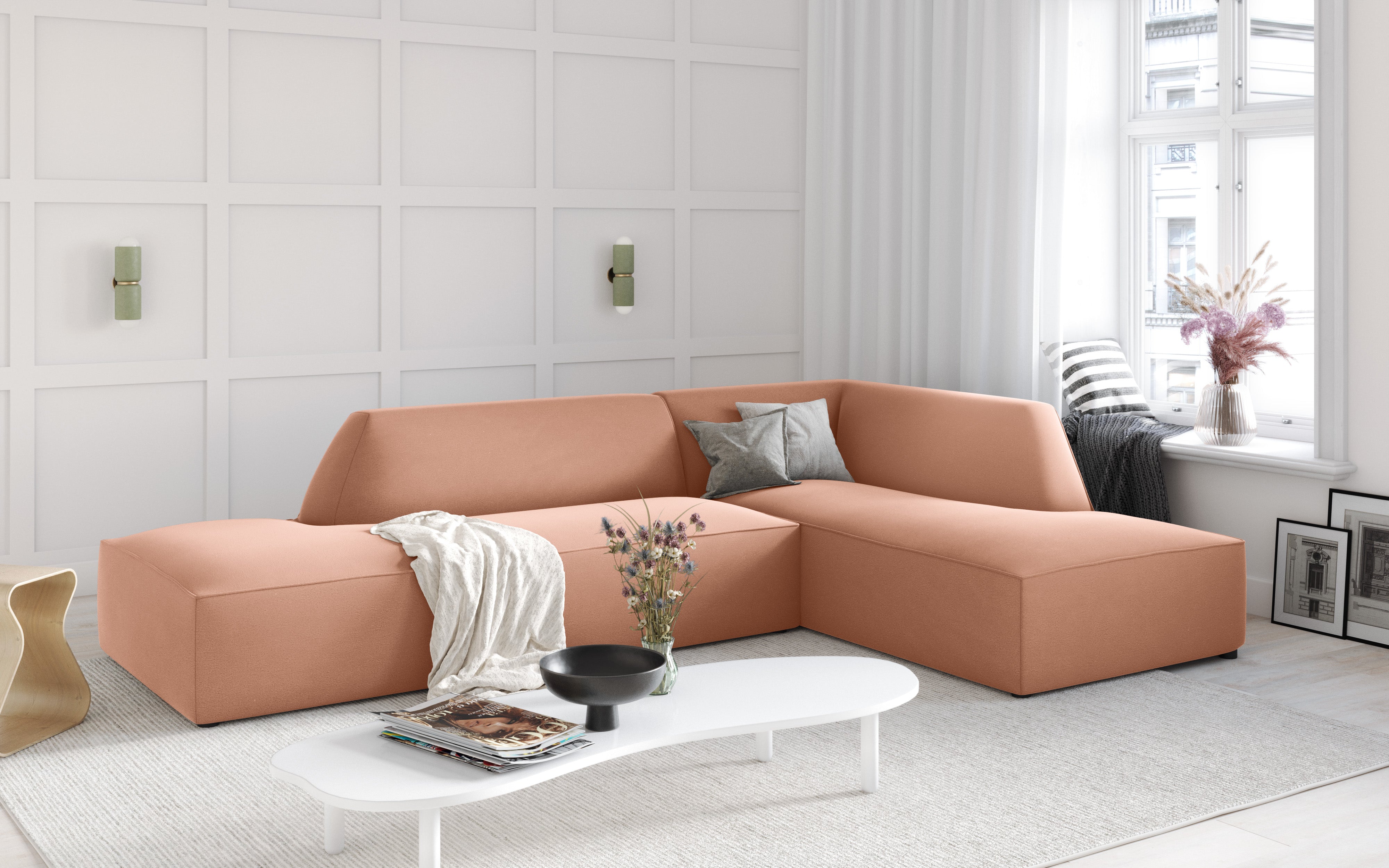 Kutna garnitura Ruby 273x180cm, Materijal: Baršun