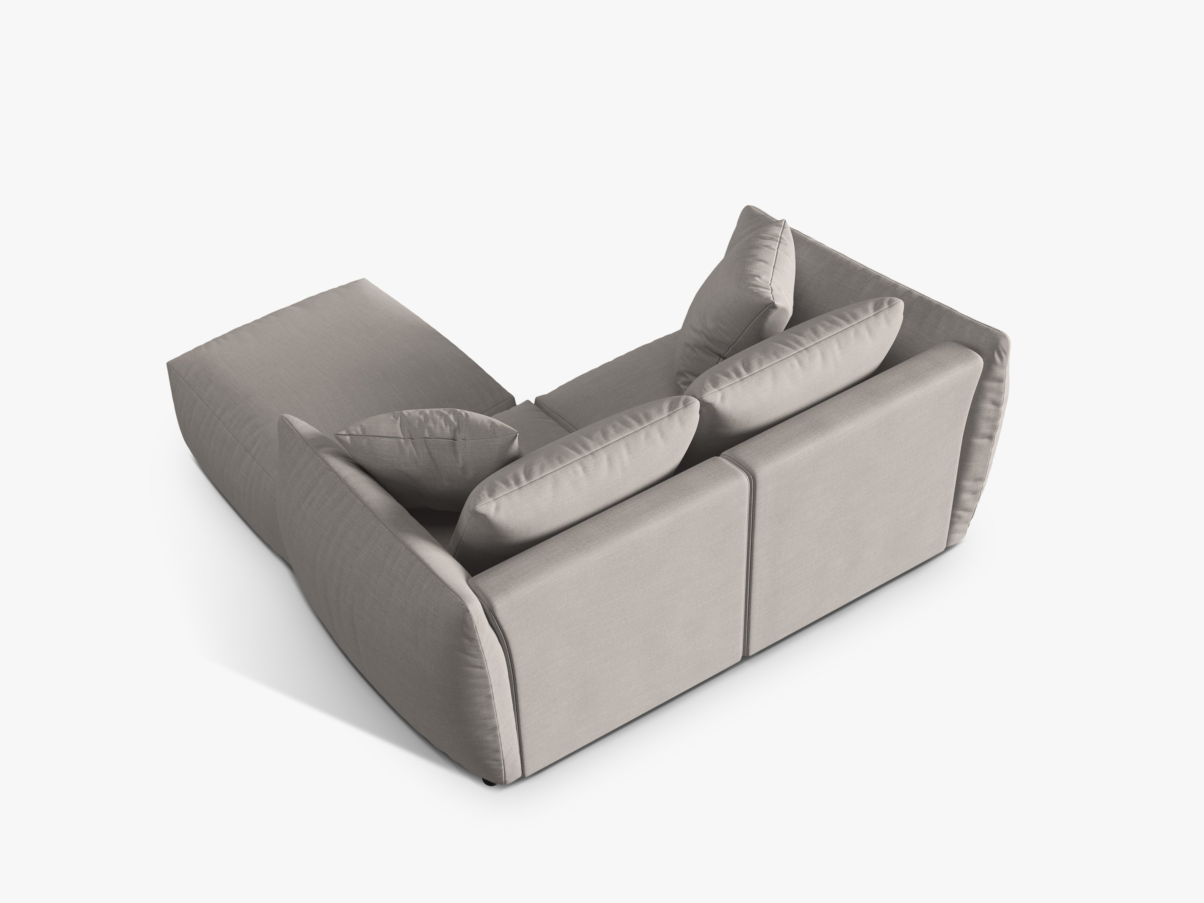 Modularna kutna garnitura Chris 220x200cm, Materijal: Strukturirana tkanina