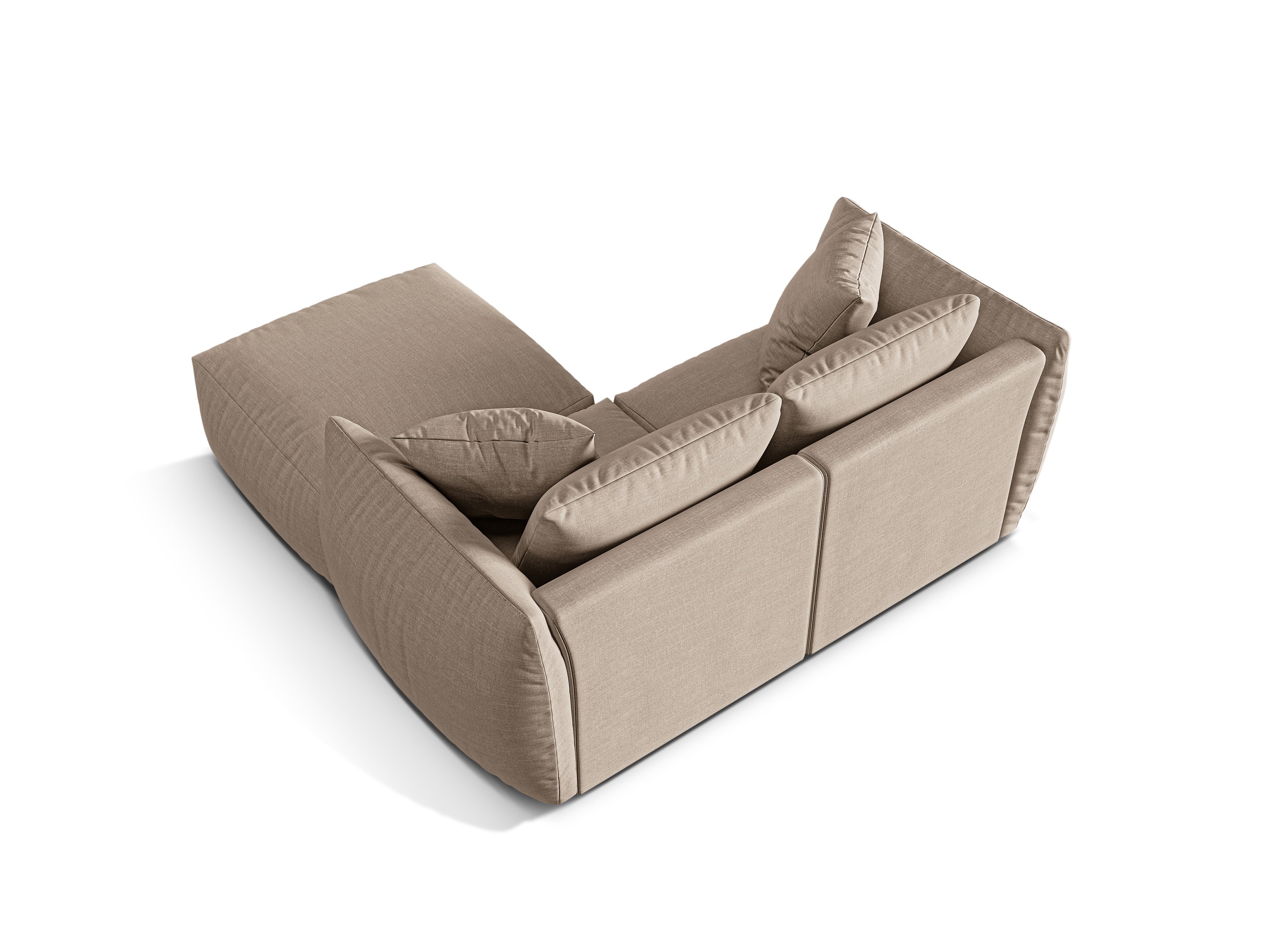 Modularna kutna garnitura Chris 220x200cm, Materijal: Strukturirana tkanina