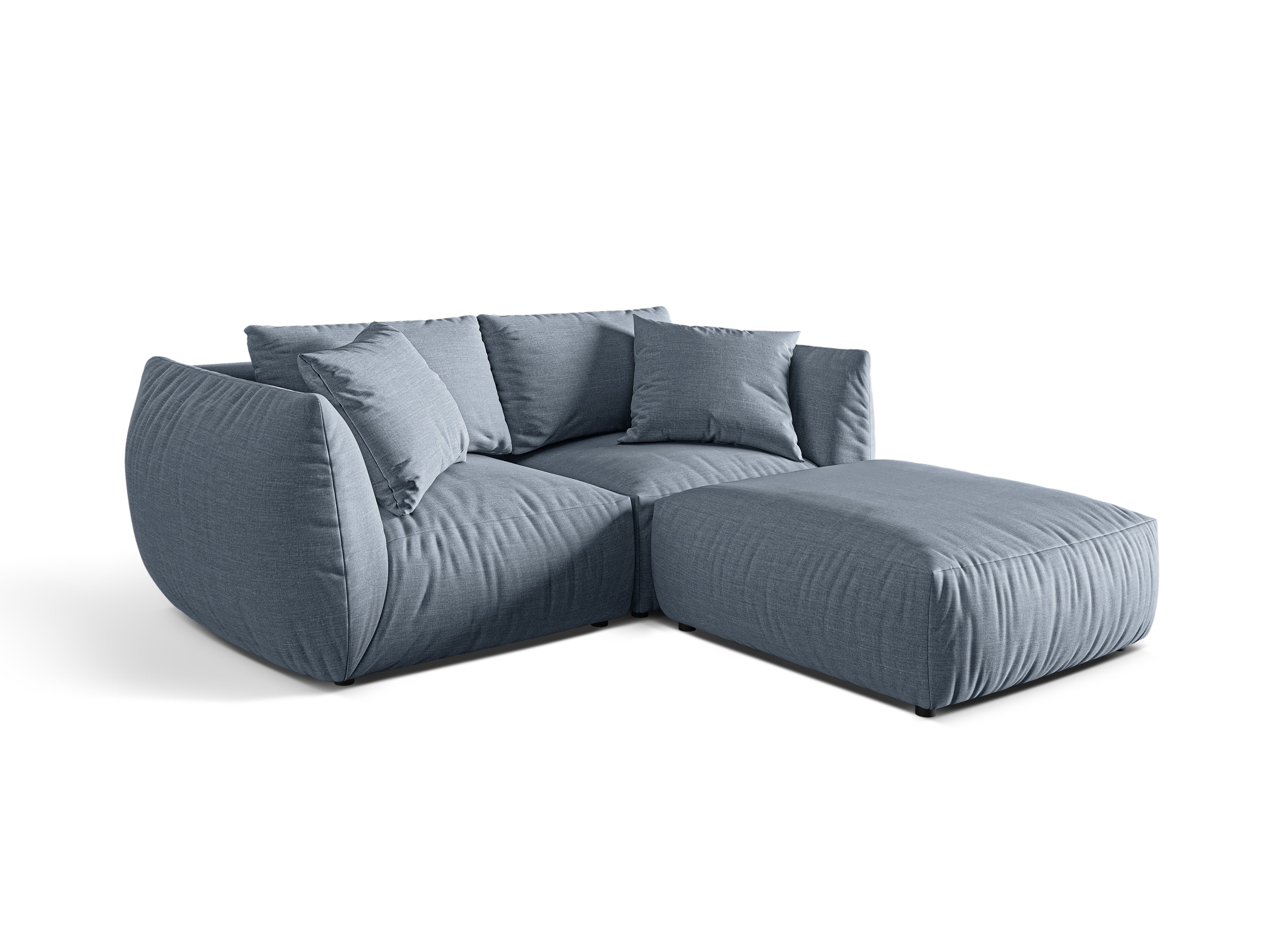 Modularna kutna garnitura Chris 220x200cm, Materijal: Strukturirana tkanina