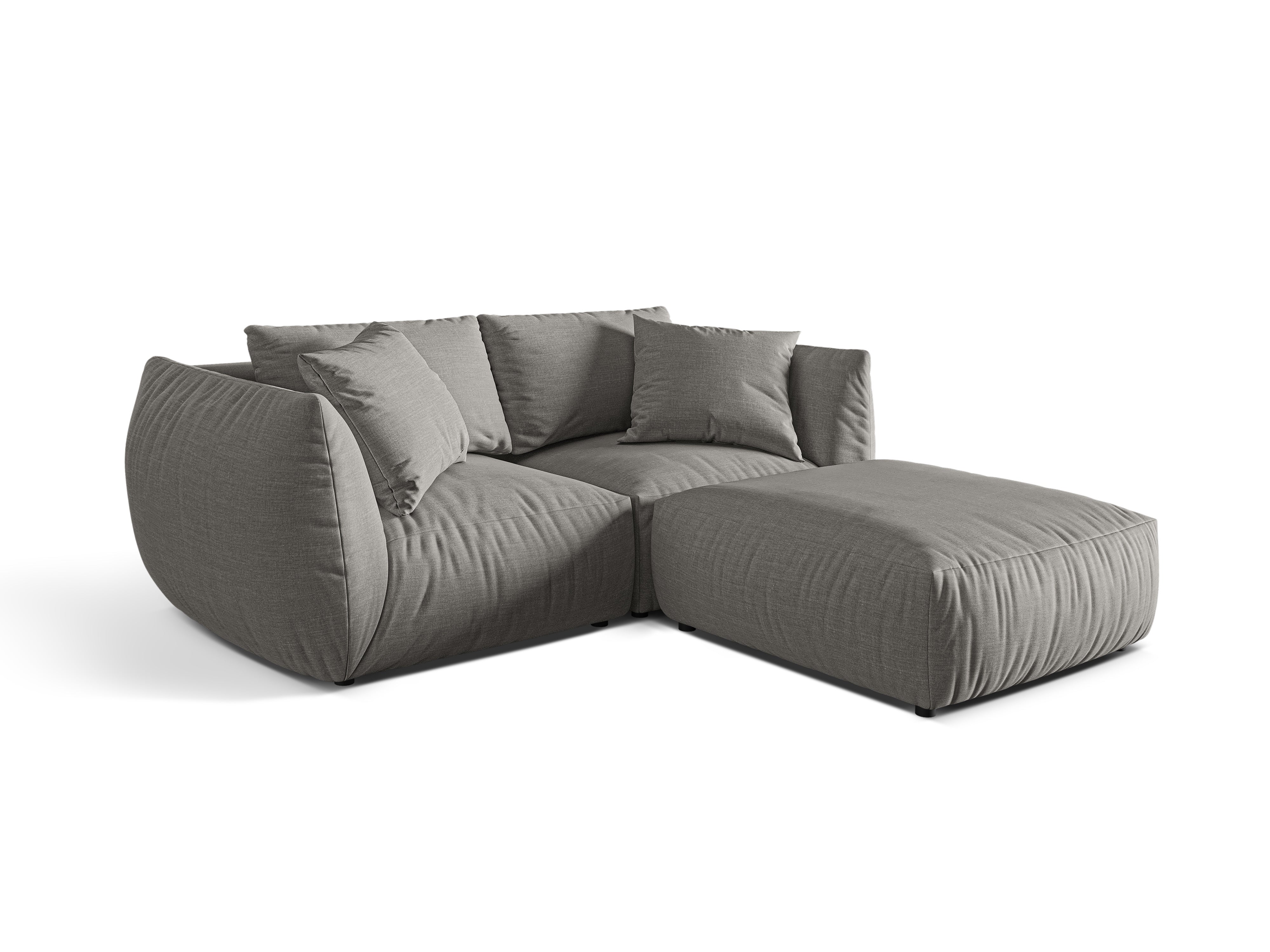 Modularna kutna garnitura Chris 220x200cm, Materijal: Strukturirana tkanina