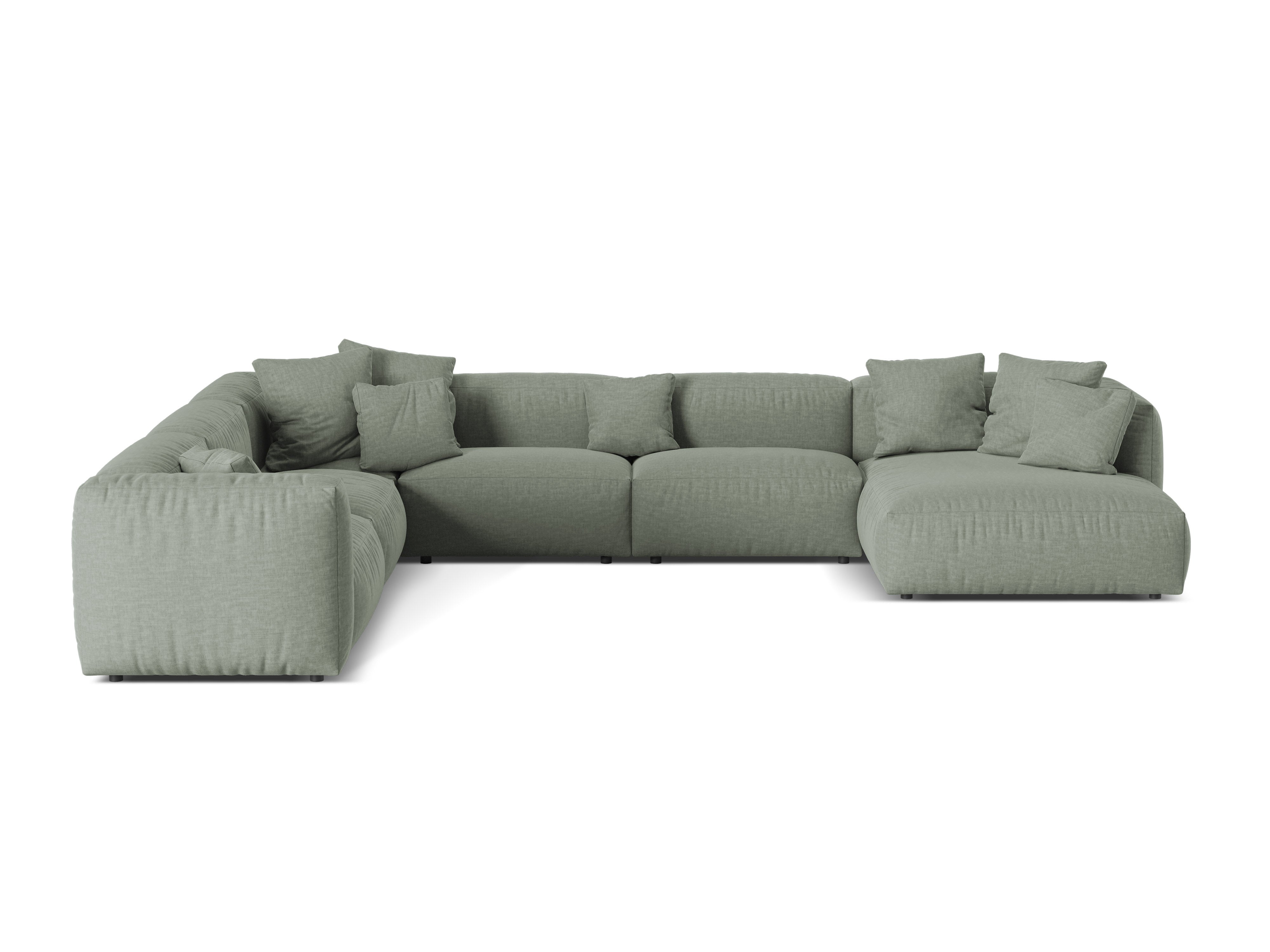 Kutna Garnitura Martina 404x312cm, Materijal: Strukturirana tkanina