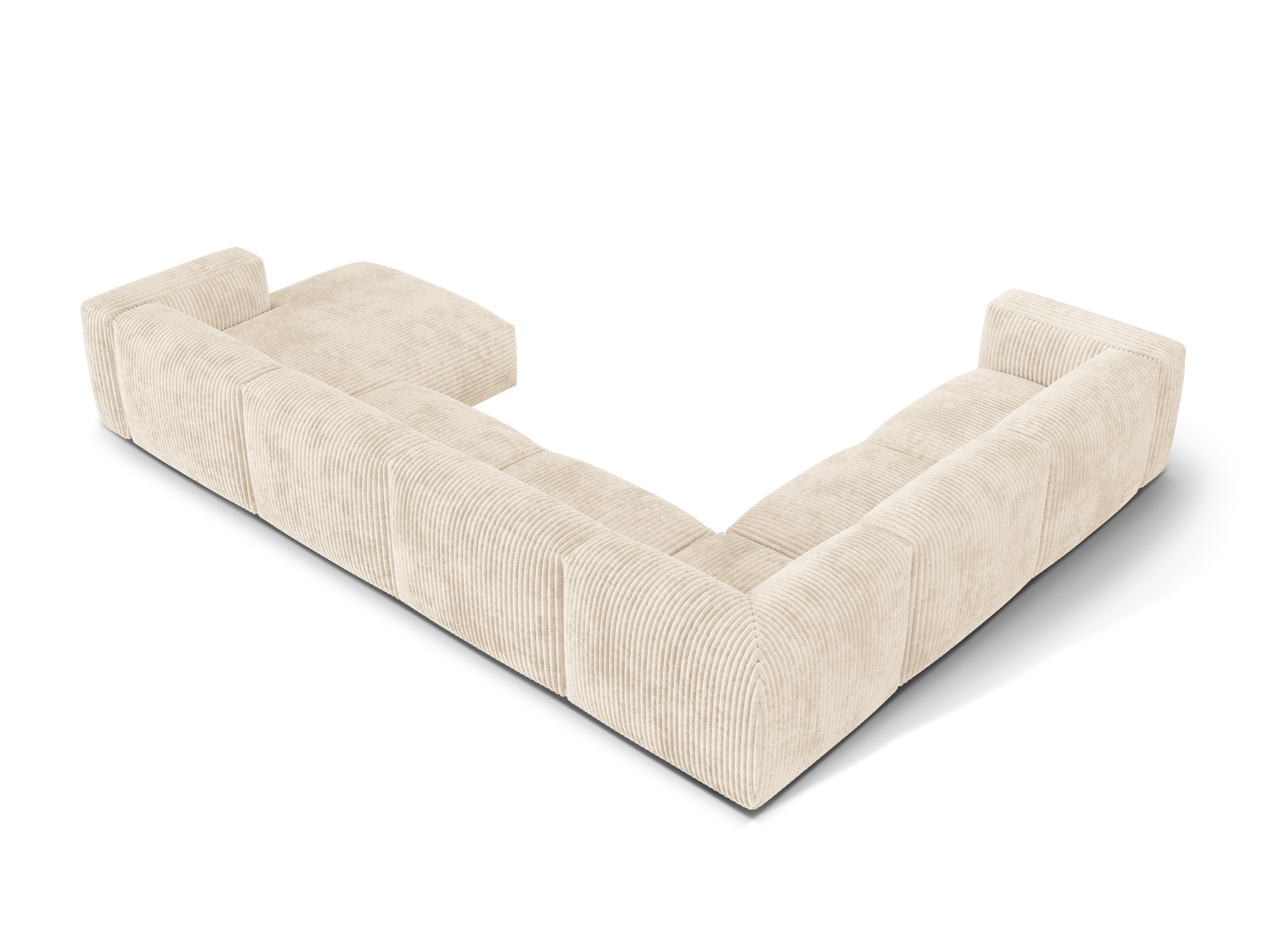 Kutna Garnitura Martina 404x312cm, Materijal: Rebrasta tkanina