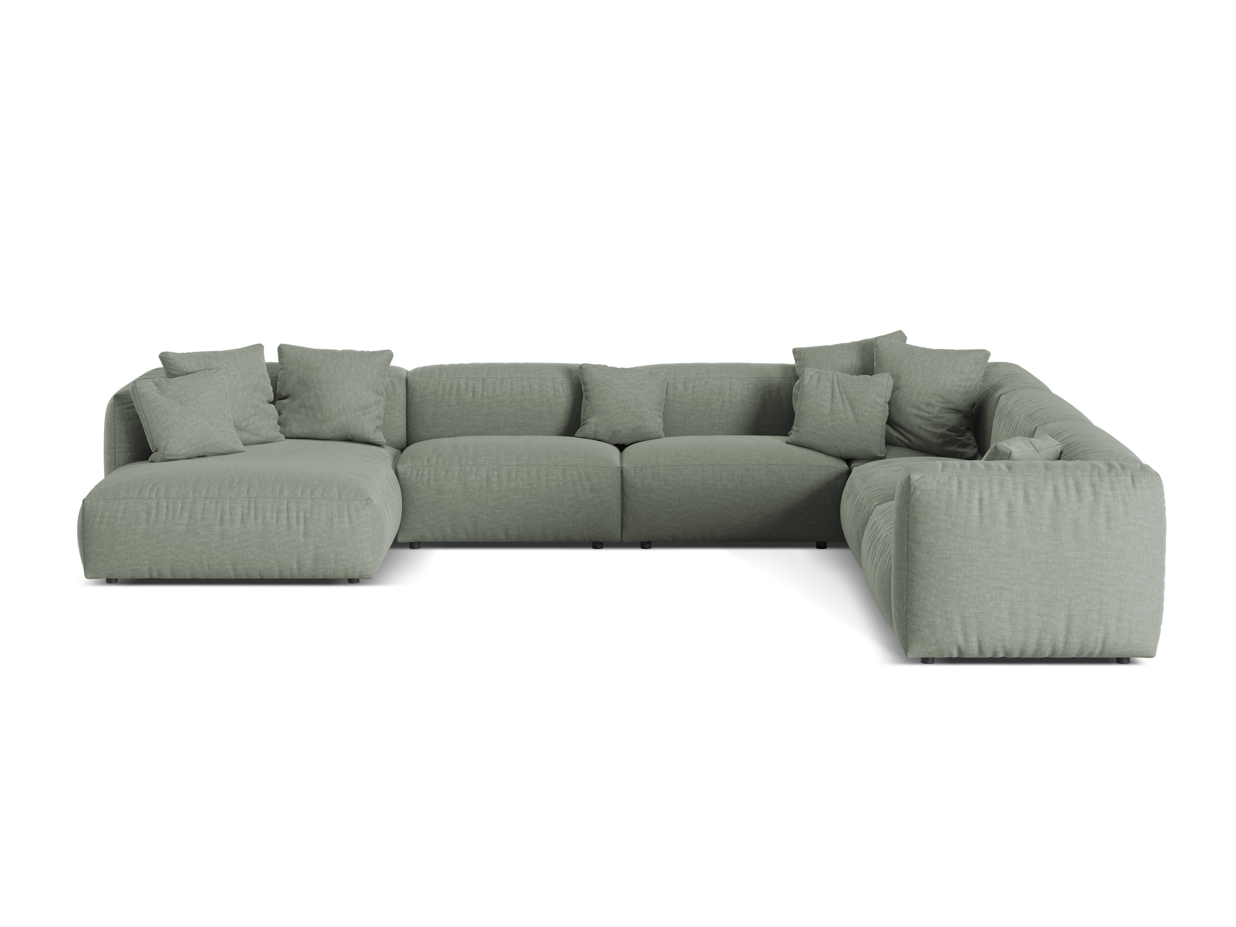 Kutna Garnitura Martina 404x312cm, Materijal: Strukturirana tkanina