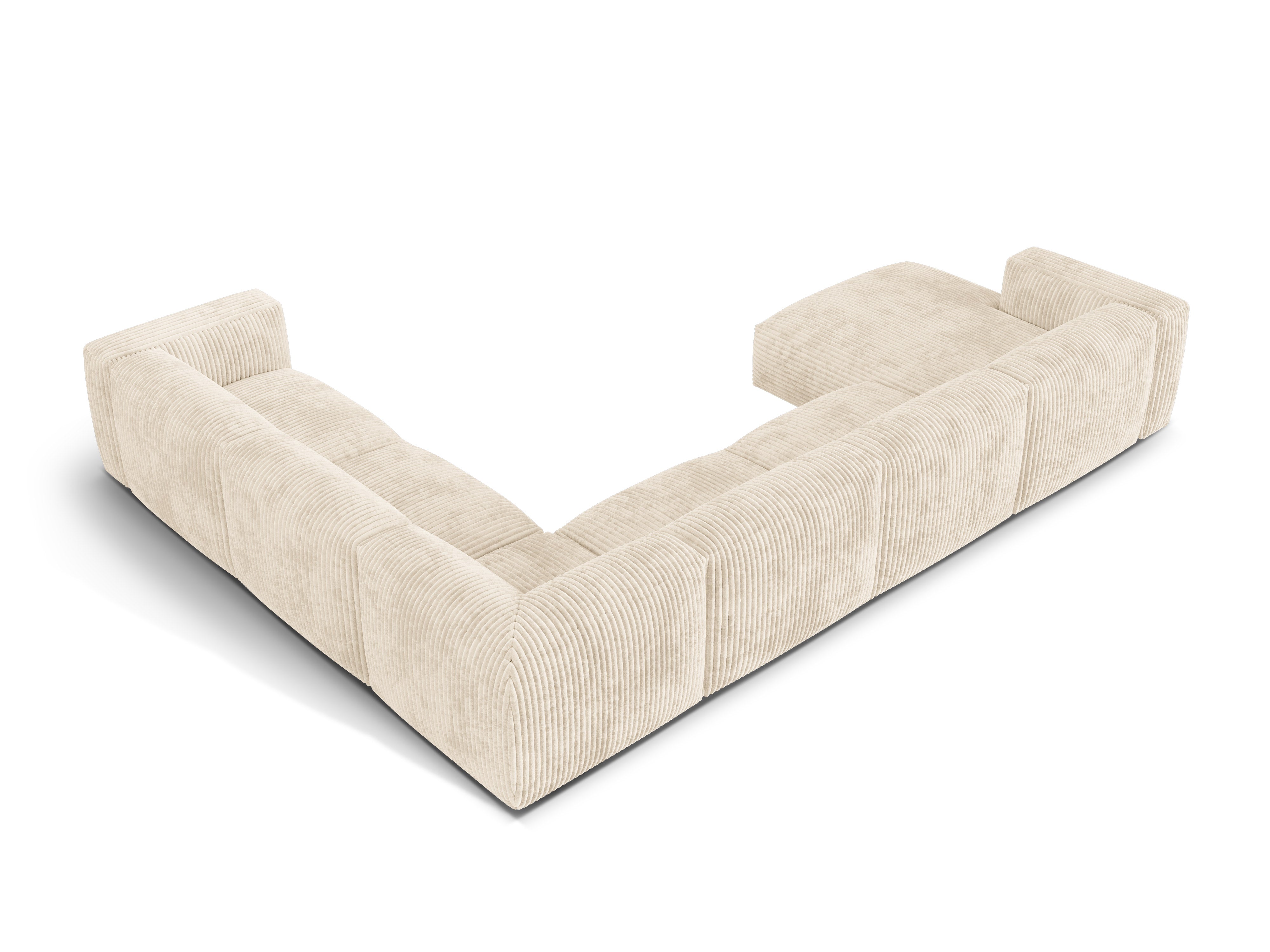 Kutna Garnitura Martina 404x312cm, Materijal: Rebrasta tkanina