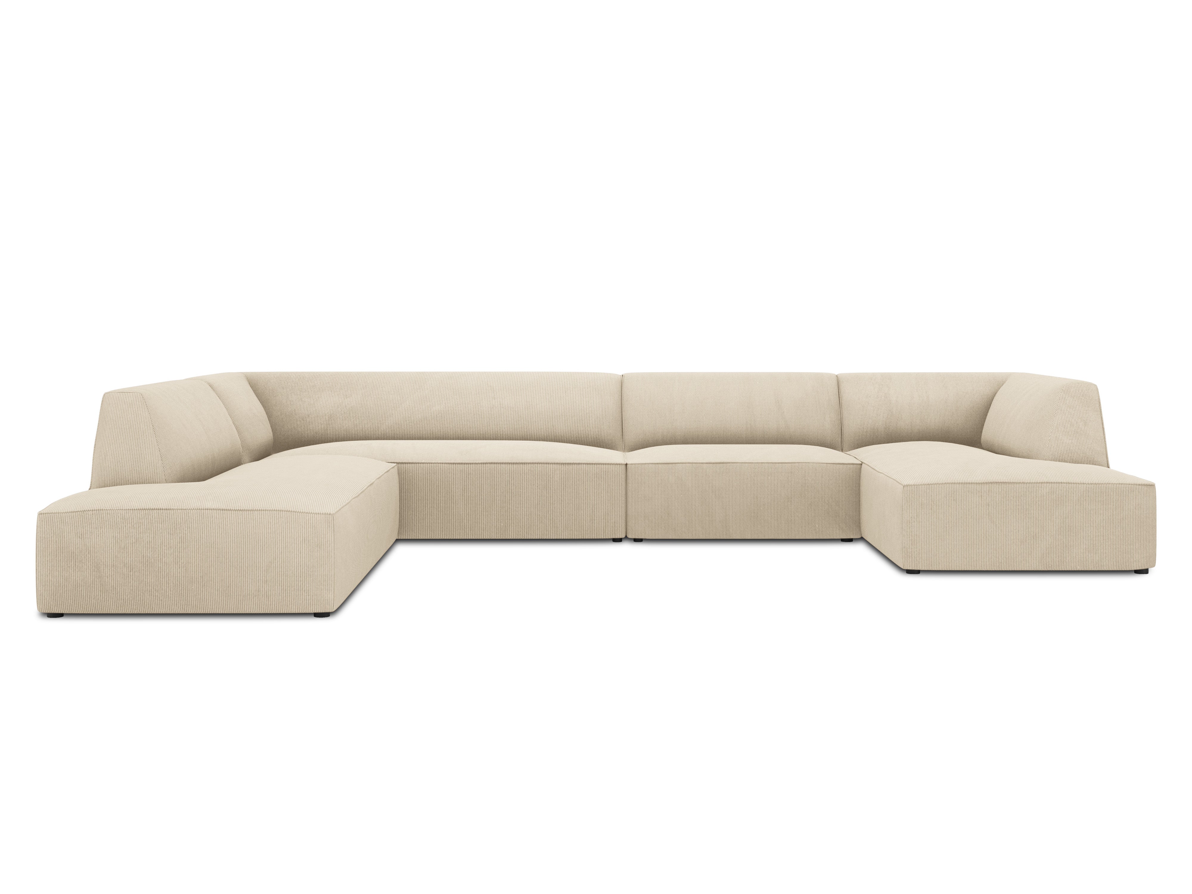 Kutna garnitura Ruby 366x273cm, Materijal: Rebrasta tkanina