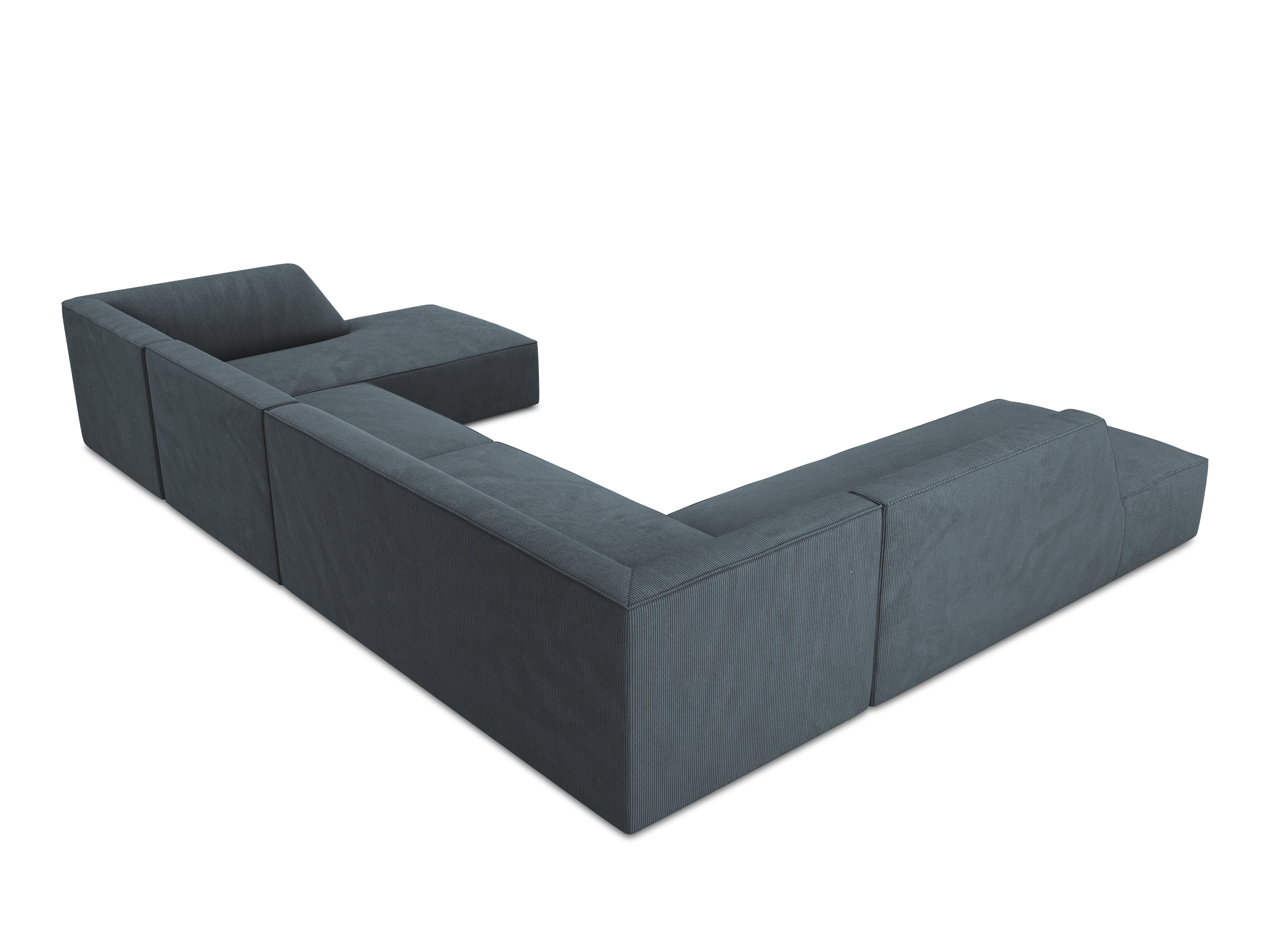 Kutna garnitura Ruby 366x273cm, Materijal: Rebrasta tkanina