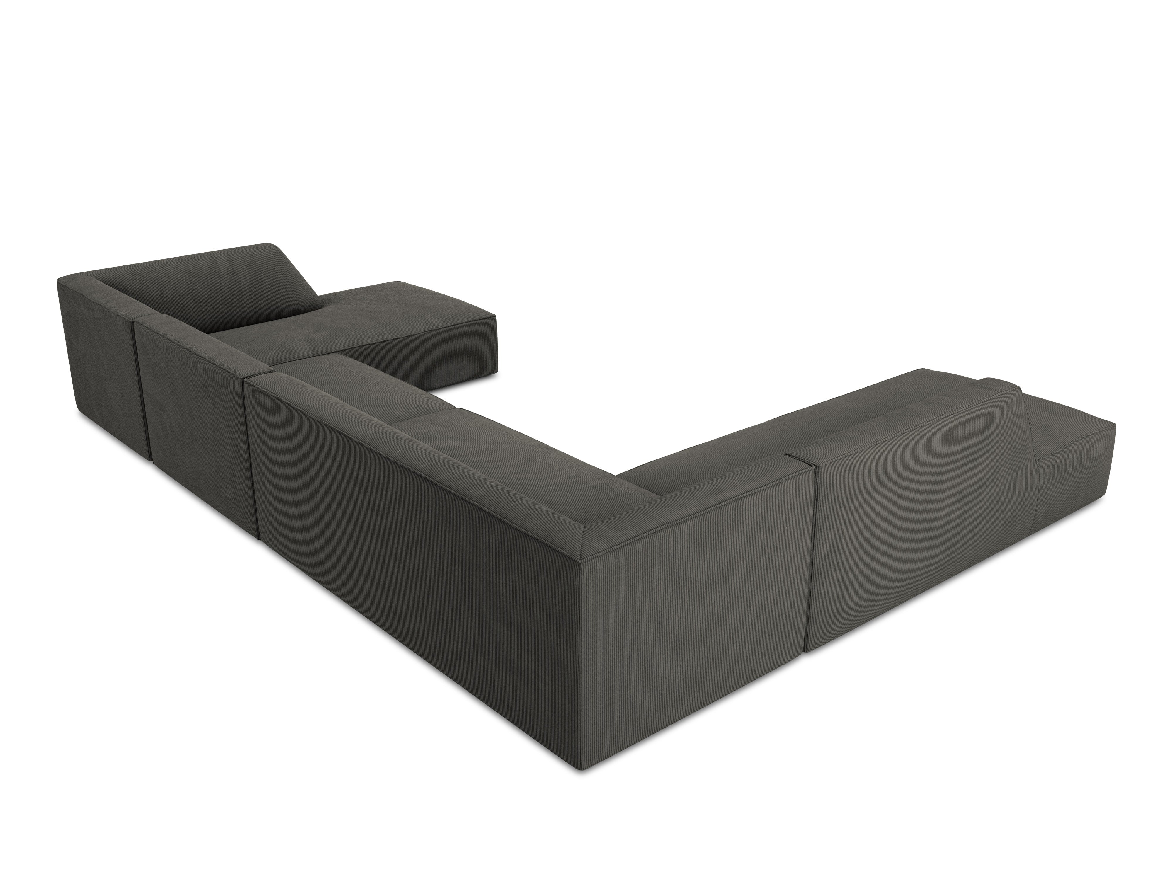 Kutna garnitura Ruby 366x273cm, Materijal: Rebrasta tkanina