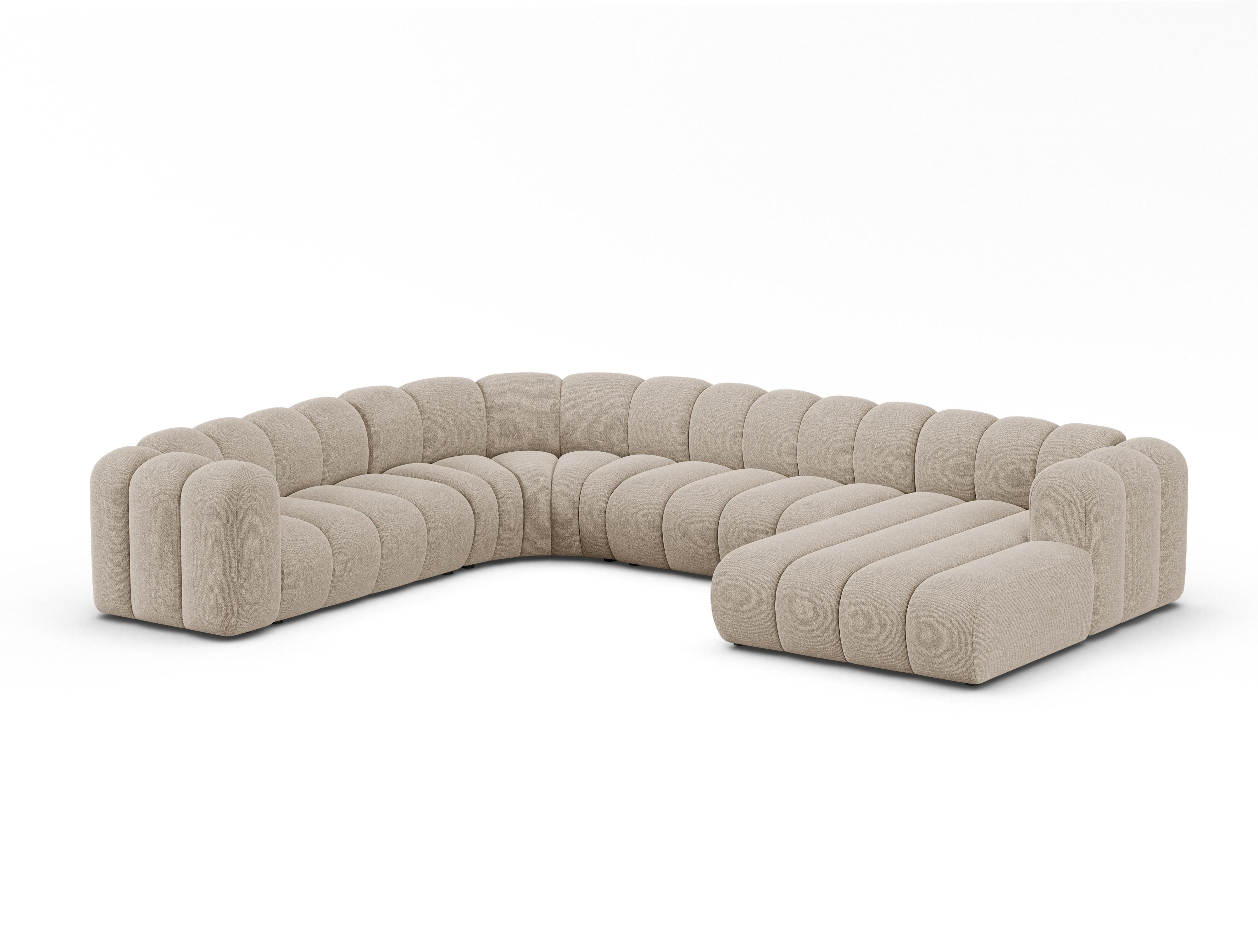 Kutna garnitura Lupine 370x280cm, Materijal: Chenille Eden