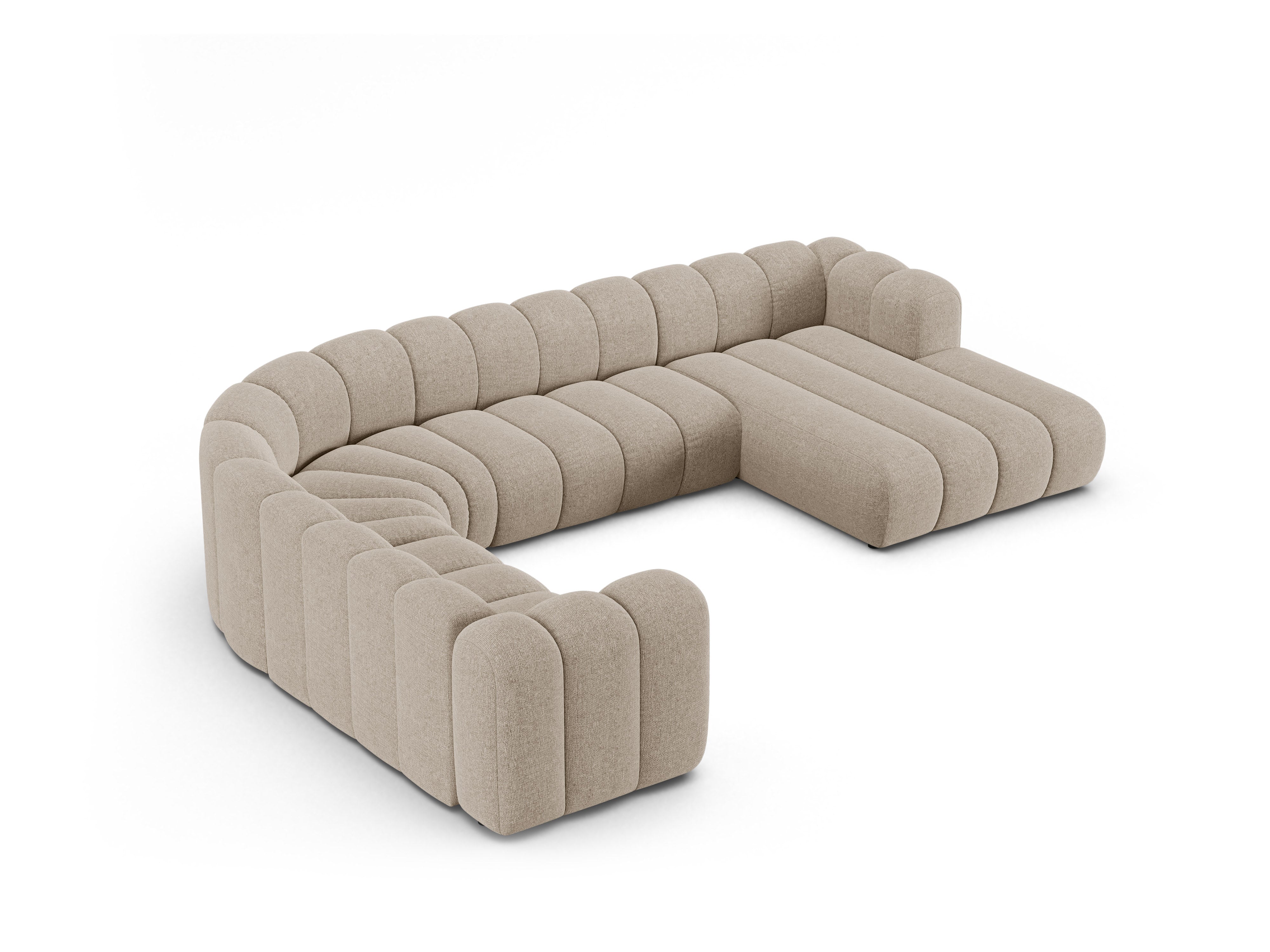 Kutna garnitura Lupine 370x280cm, Materijal: Chenille Eden