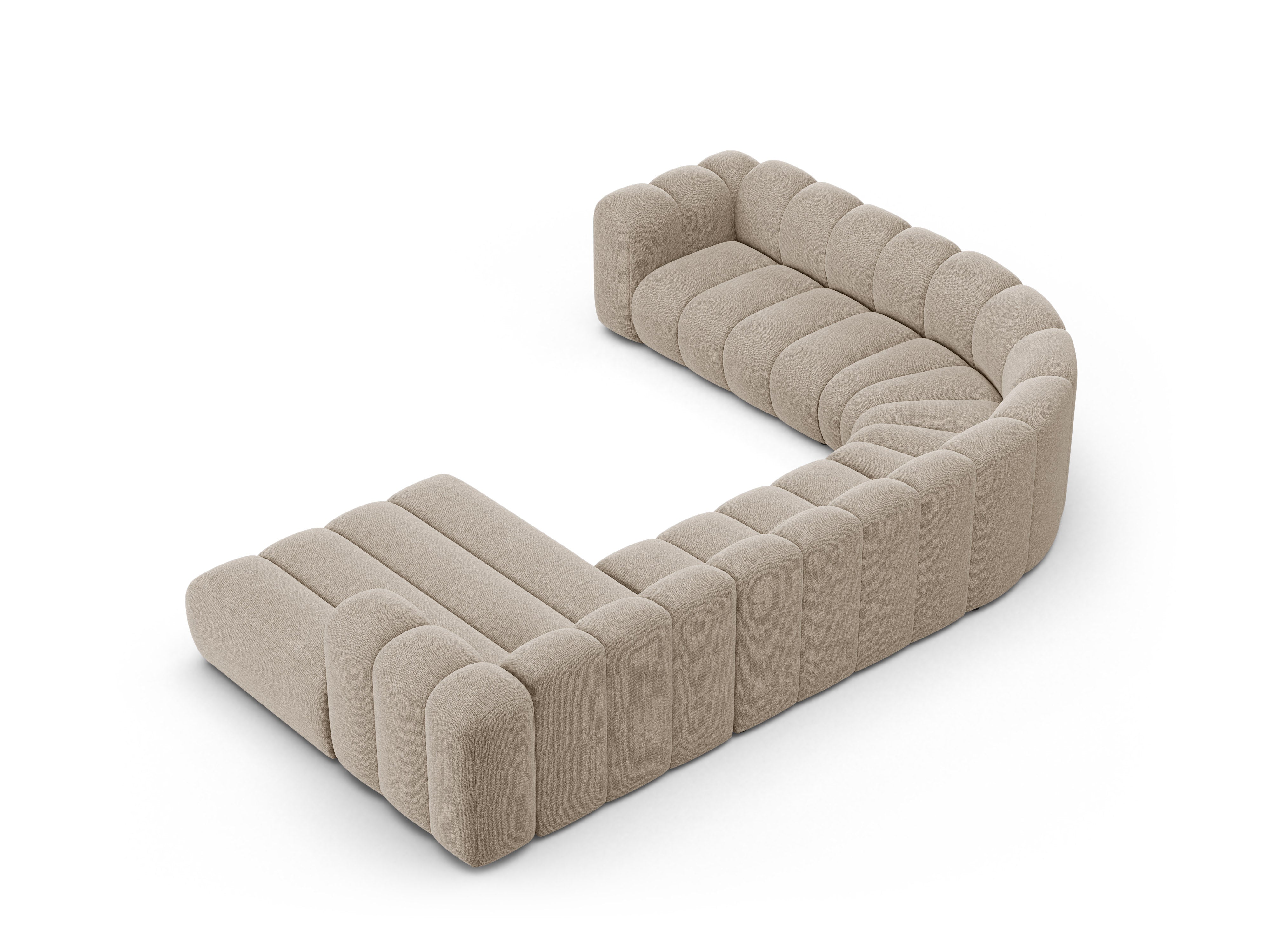 Kutna garnitura Lupine 370x280cm, Materijal: Chenille Eden