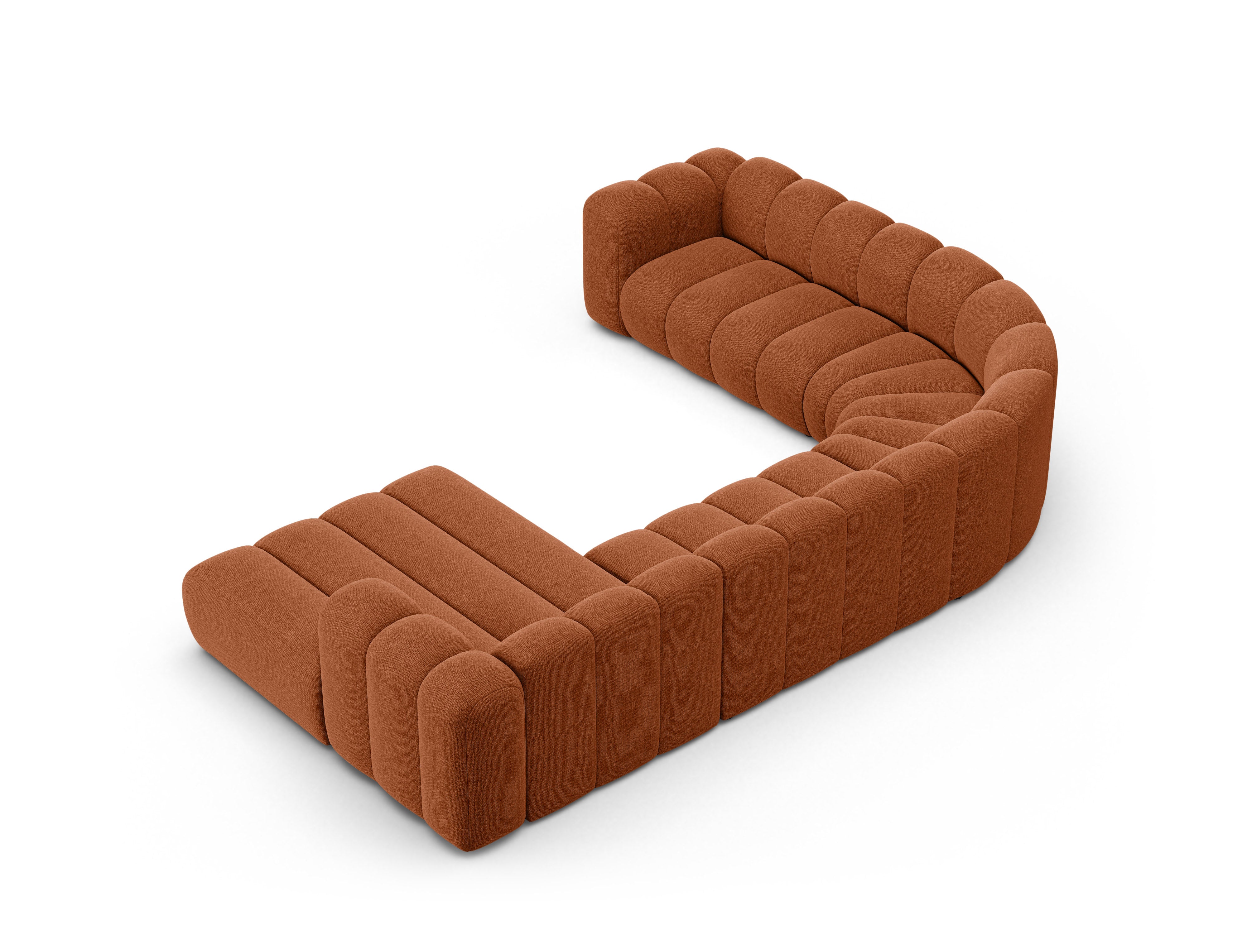 Kutna garnitura Lupine 370x280cm, Materijal: Chenille Eden