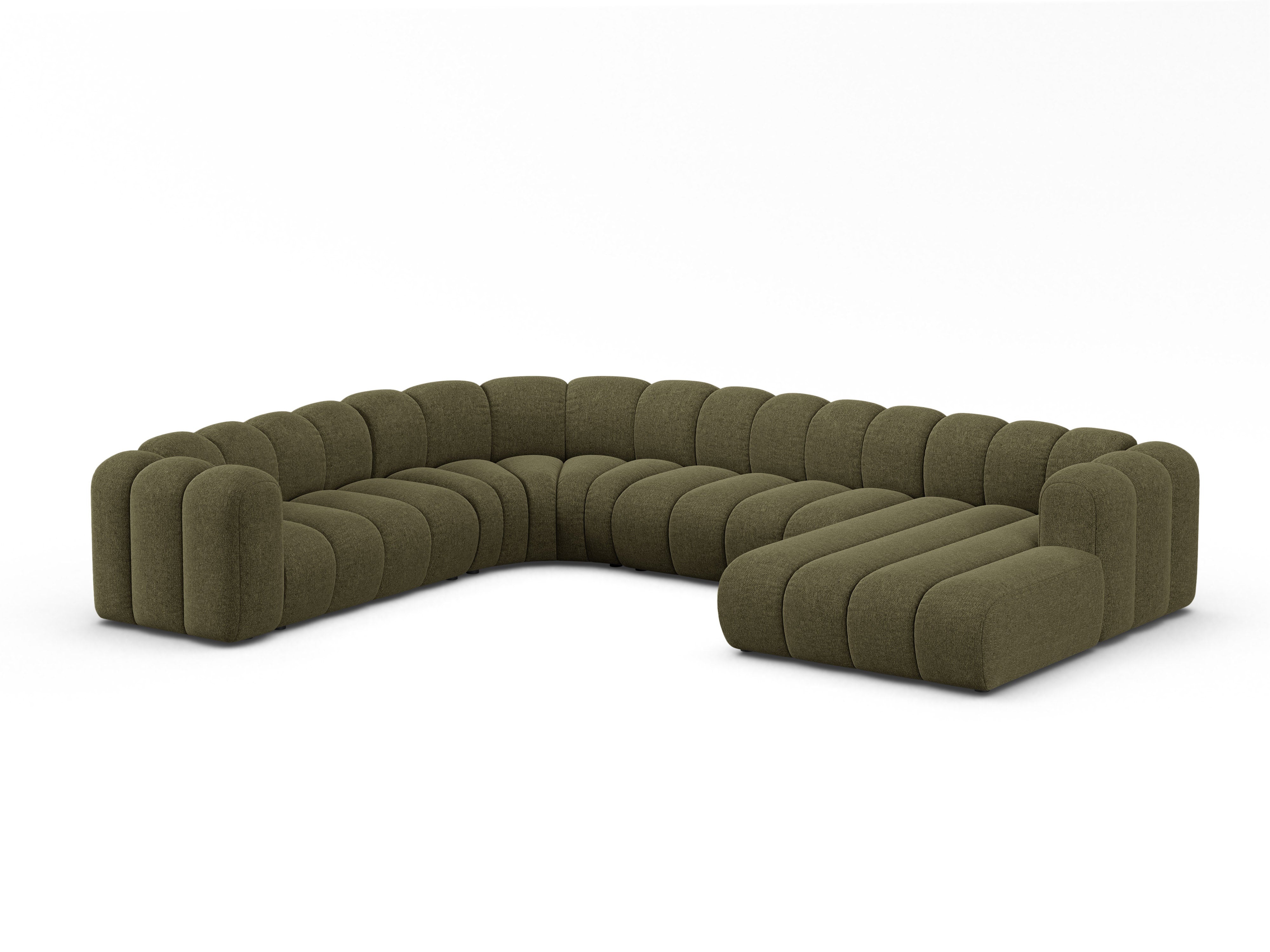 Kutna garnitura Lupine 370x280cm, Materijal: Chenille Eden