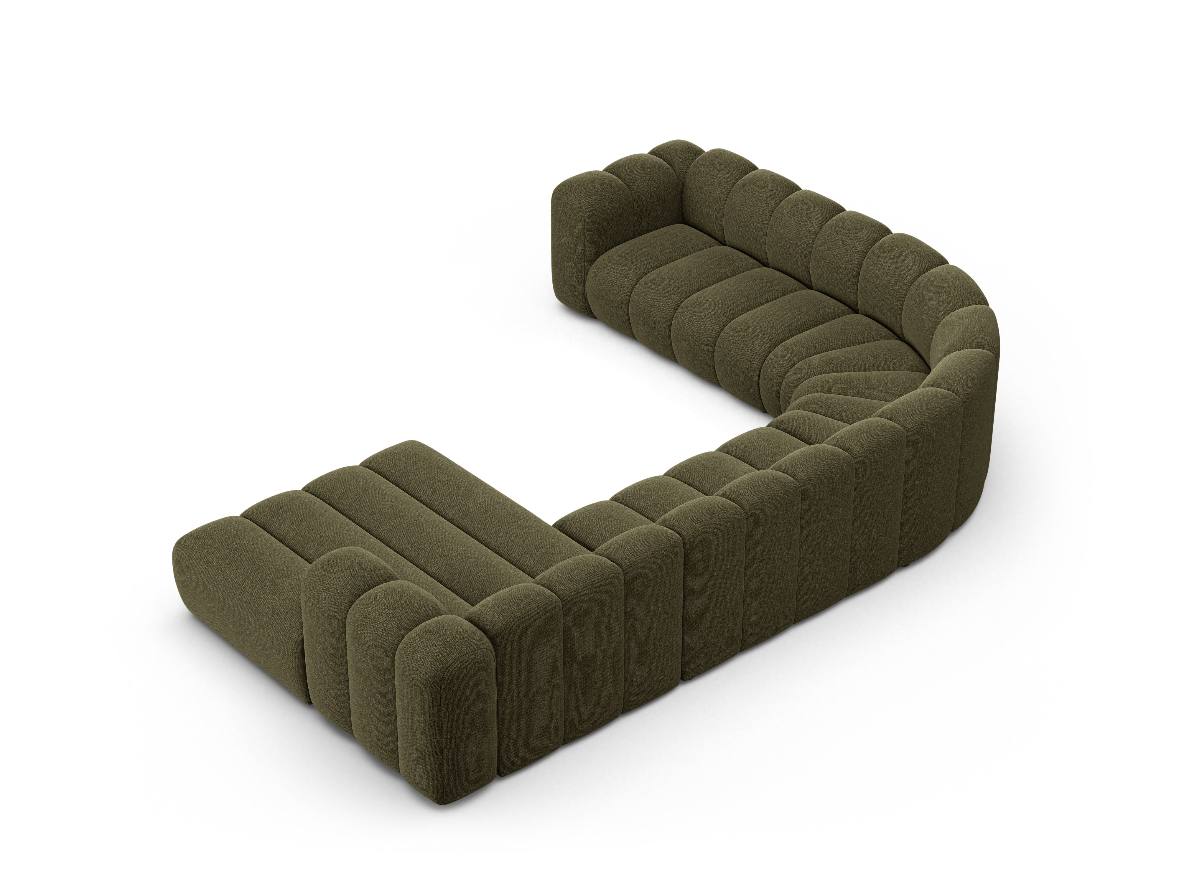 Kutna garnitura Lupine 370x280cm, Materijal: Chenille Eden