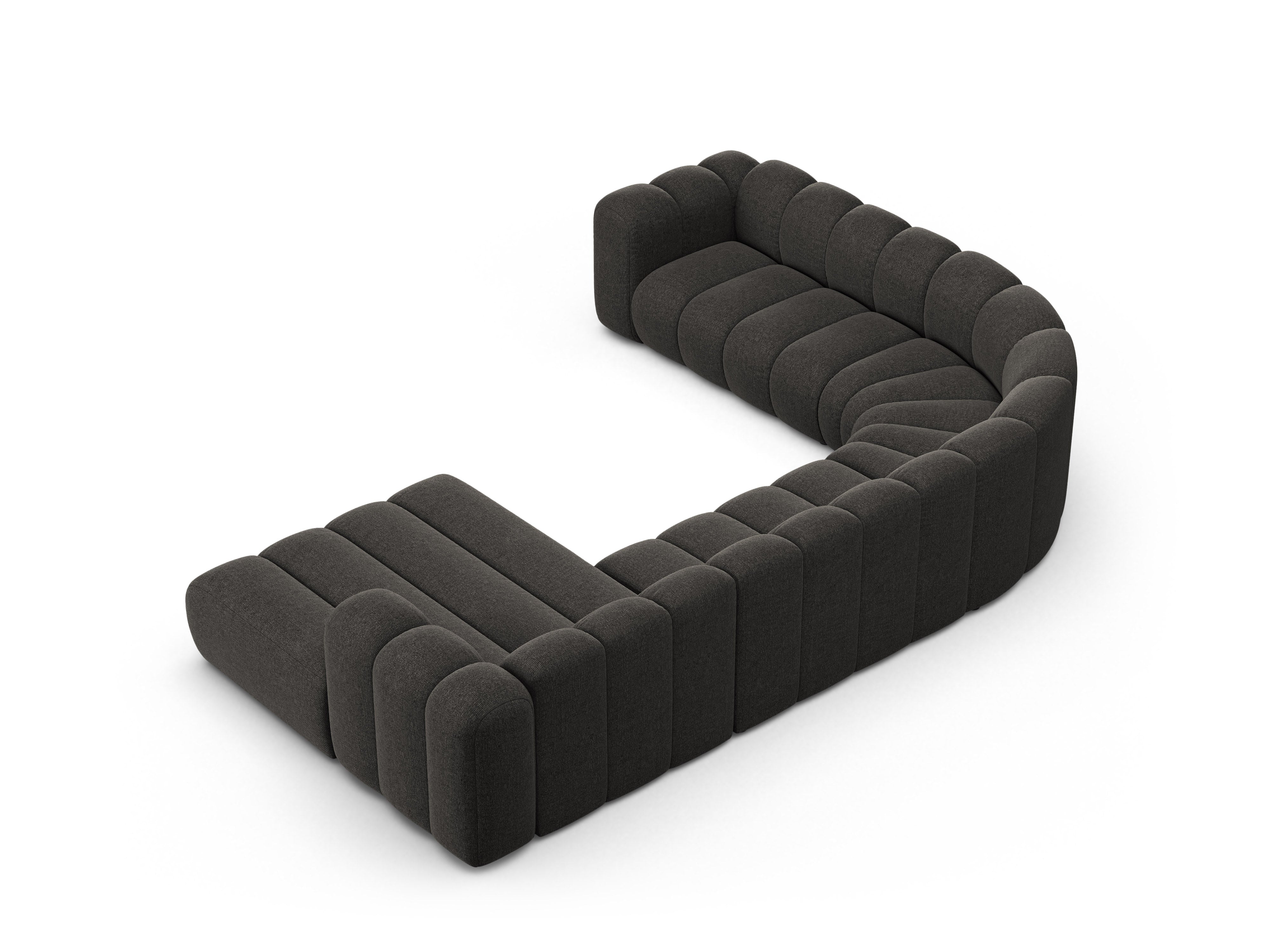Kutna garnitura Lupine 370x280cm, Materijal: Chenille Eden
